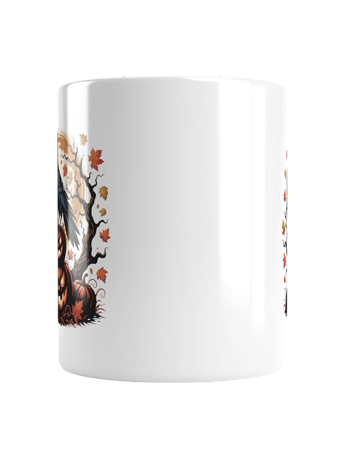 Crow and Harvest Moon Halloween Coffee Mug product image (5)