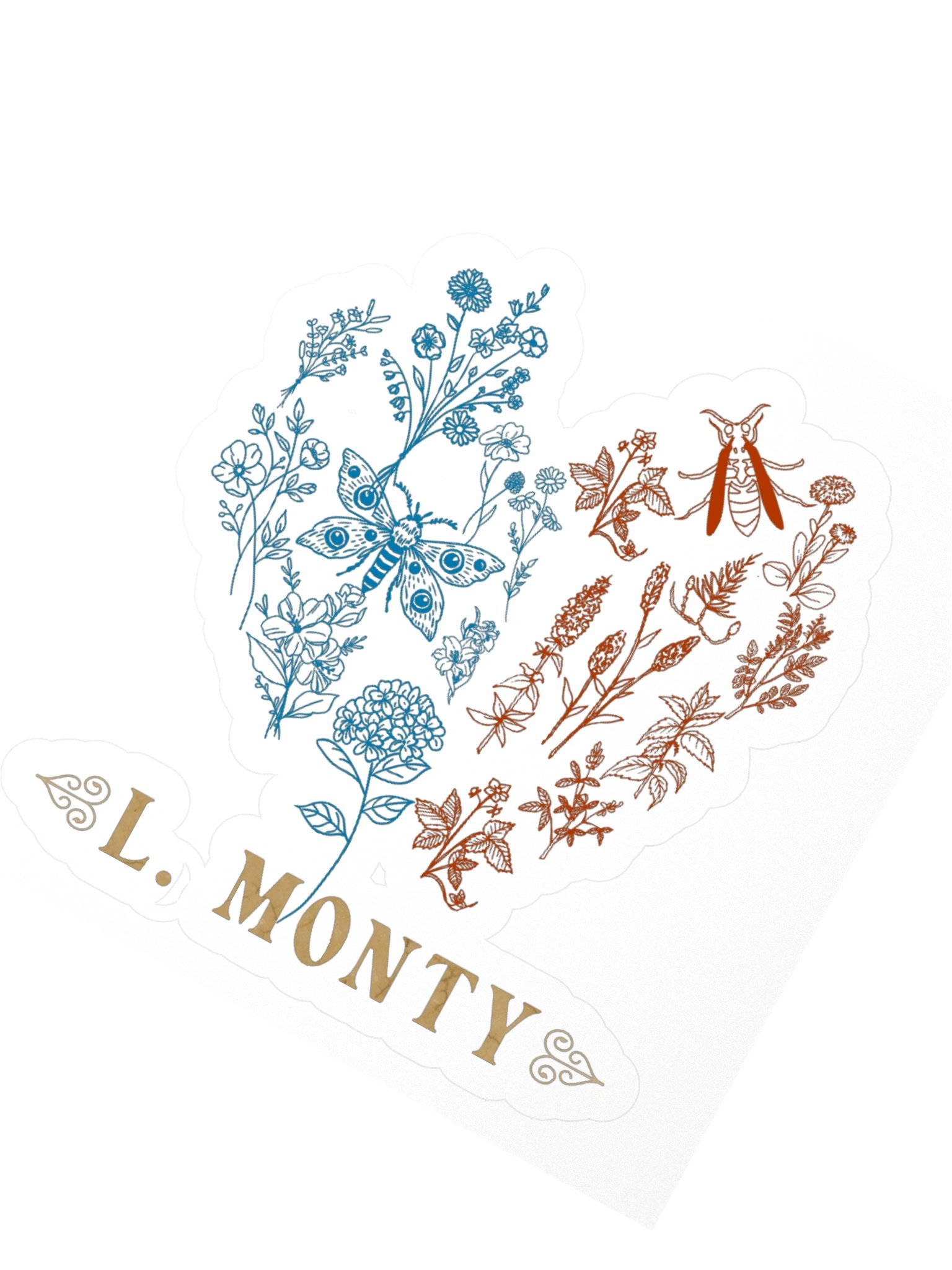 L. Monty Heart Sticker product image (3)