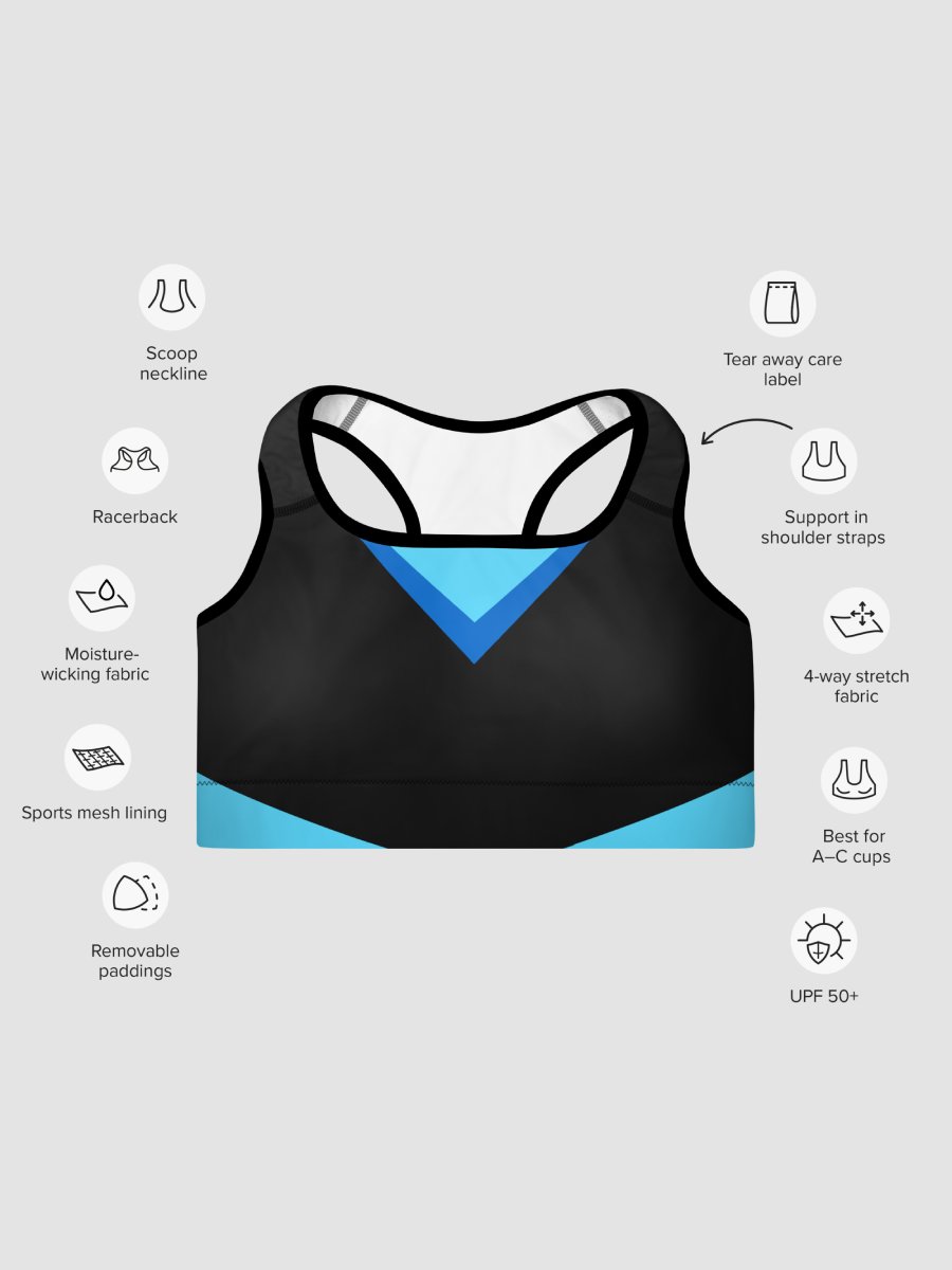 Smashley Fitness - Sports Bra in Blue product image (7)