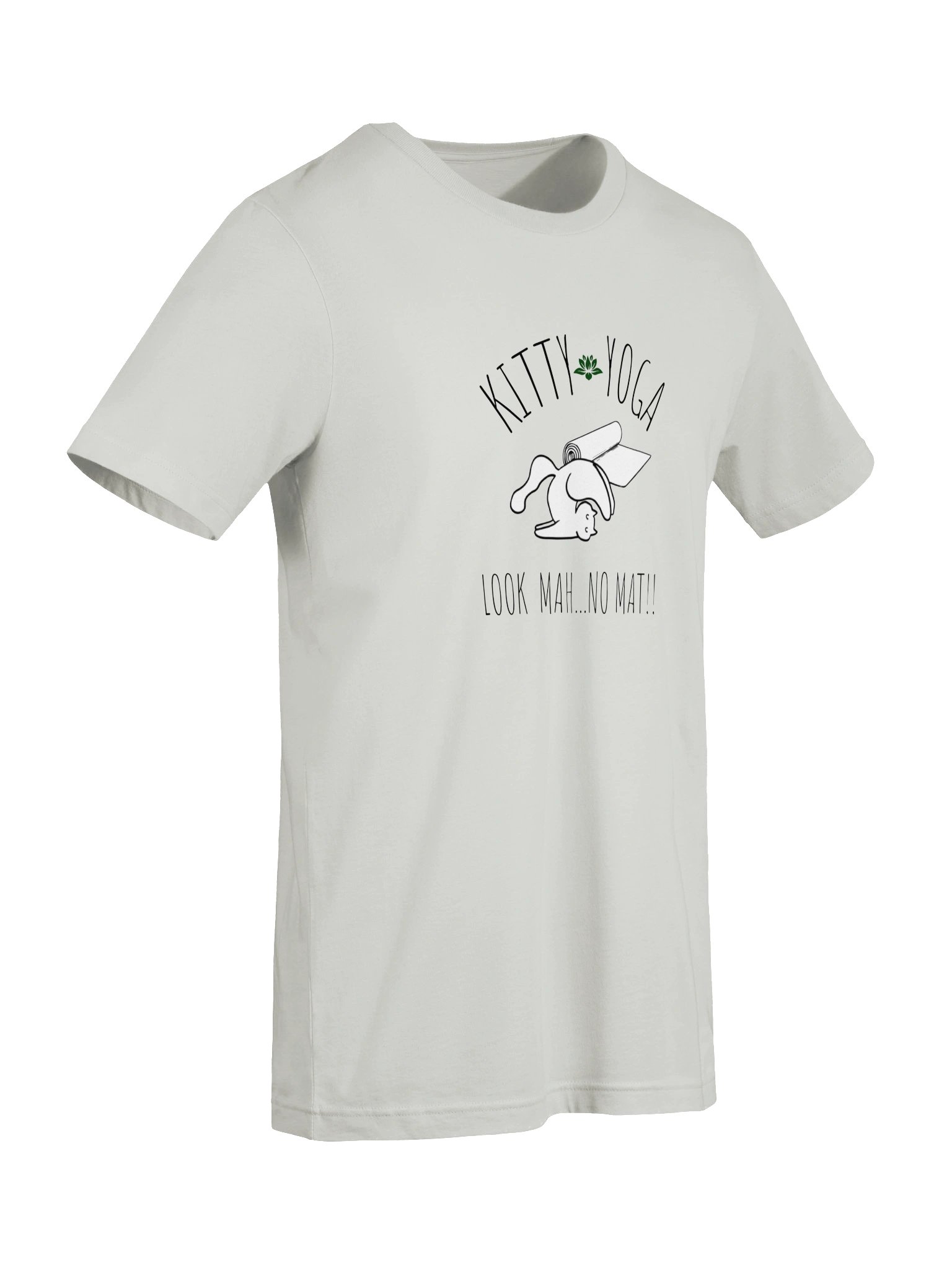 Look Mah, No Mat - Funny Yoga Cat Tee product image (47)