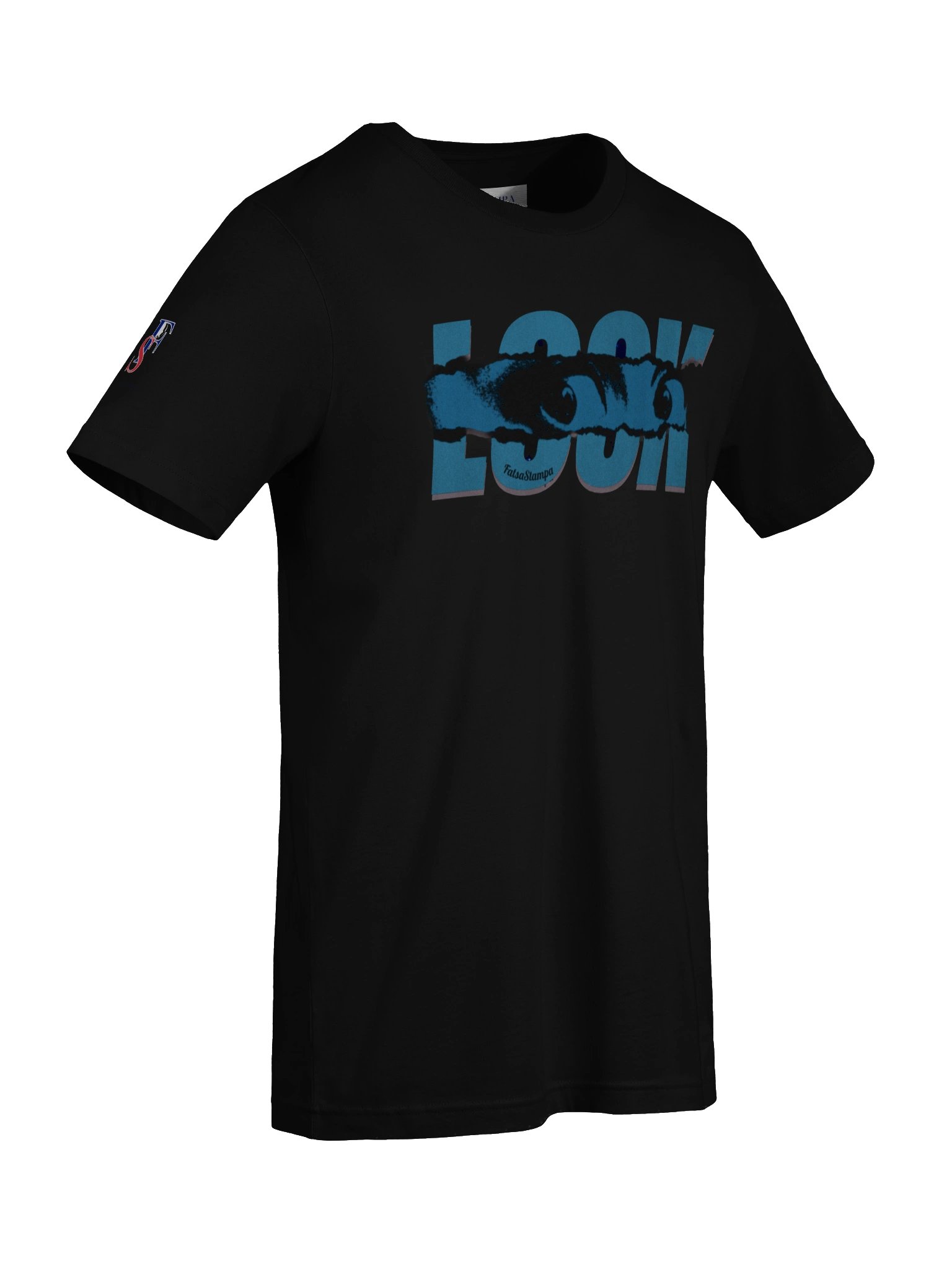 LOOK Typography T‑Shirt | Funny Eye Design Streetwear — Bella+Canvas Supersoft product image (9)