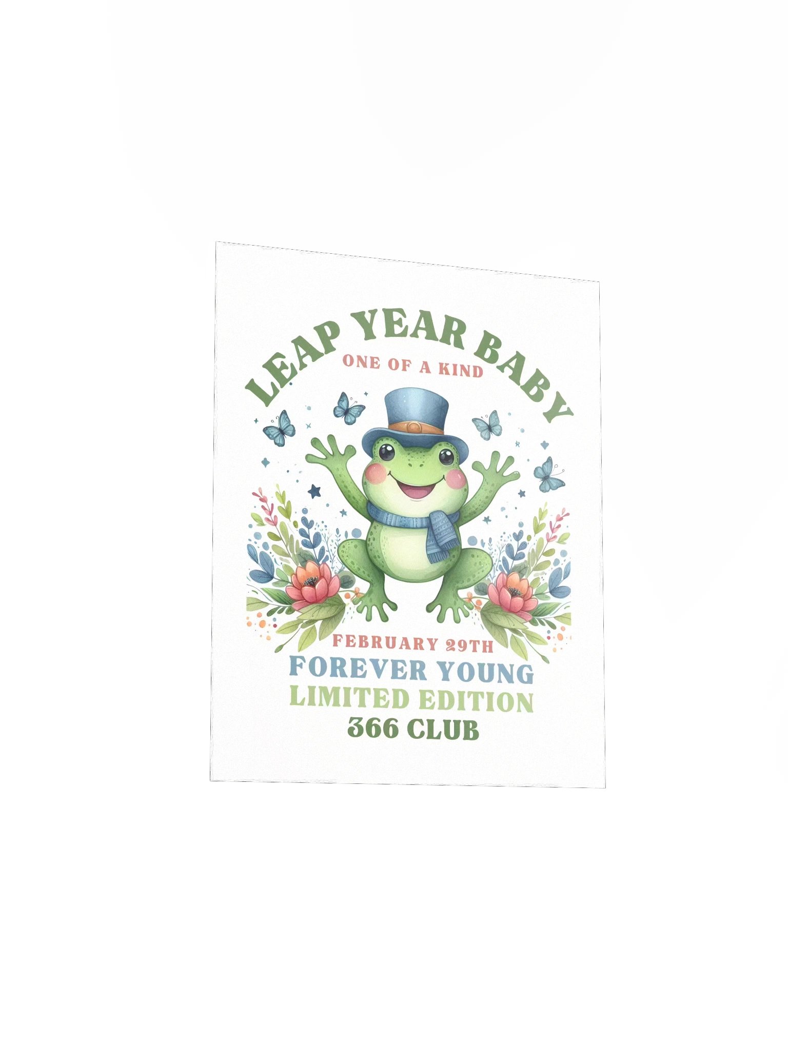 Leap Year Vibrant Matte Paper Poster Gift for February 29th Birthdays product image (3)