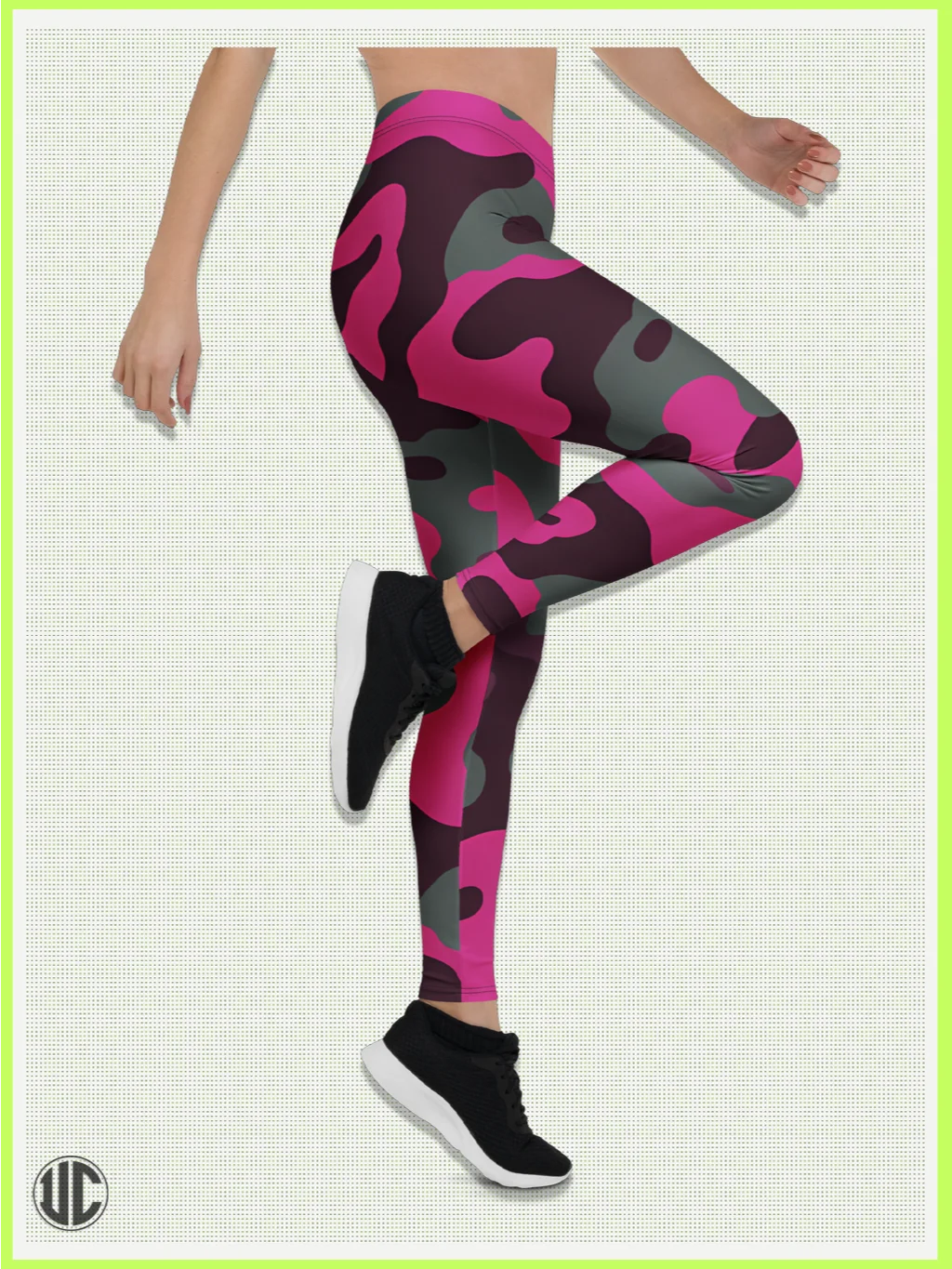 Savage Woodland Pink Camo – Women’s Leggings product image (3)