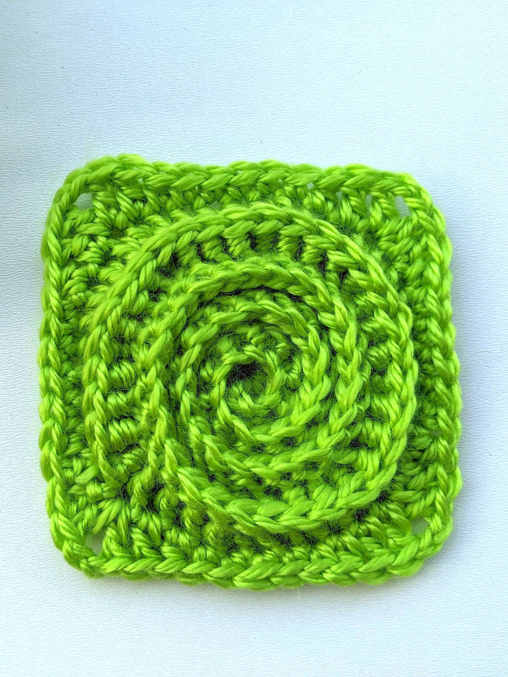 Crochet Spiral Granny Square Pattern product image (8)