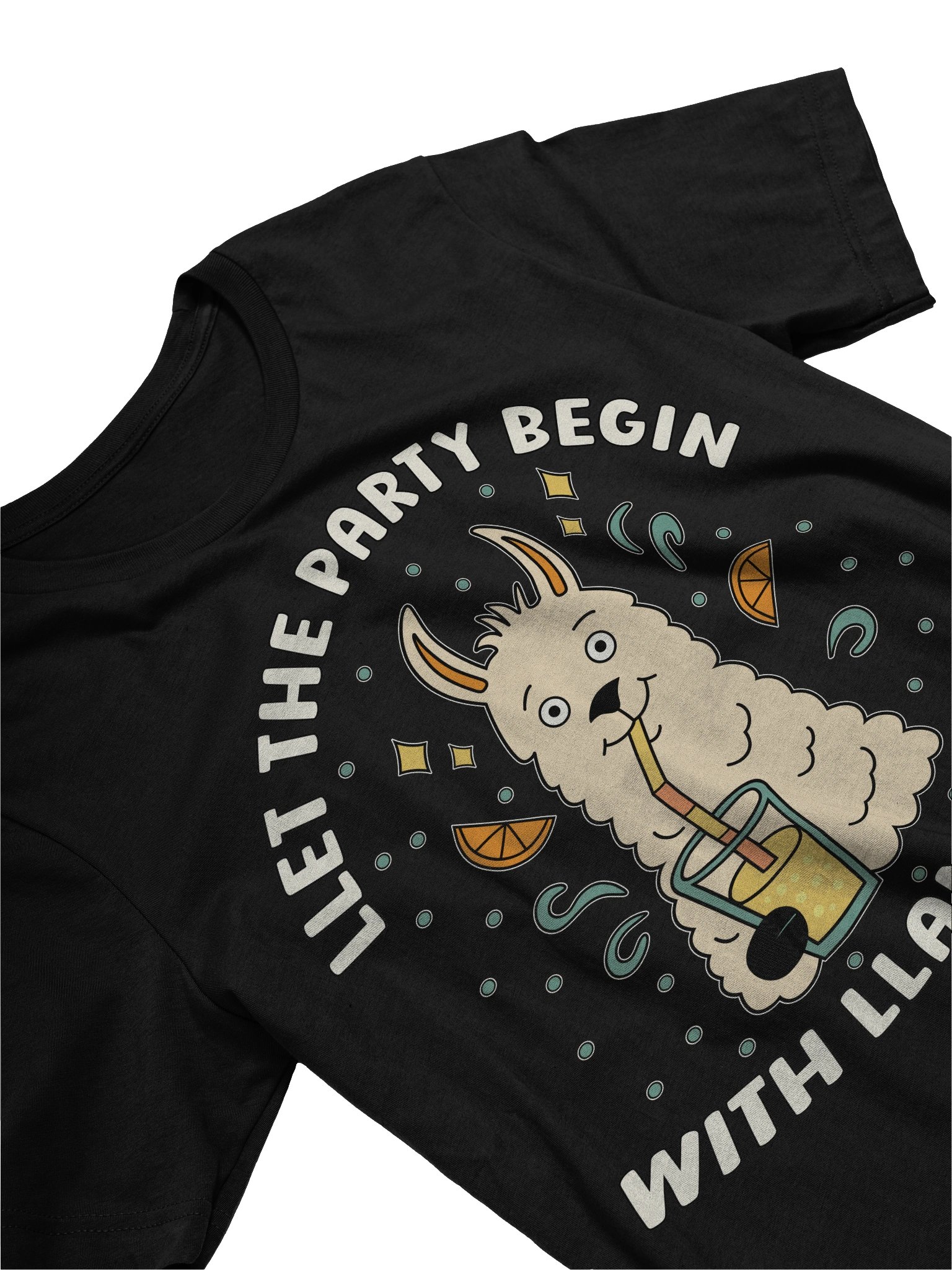 Llet The Party Begin With Llamanade Llama Unisex T-shirt product image (2)