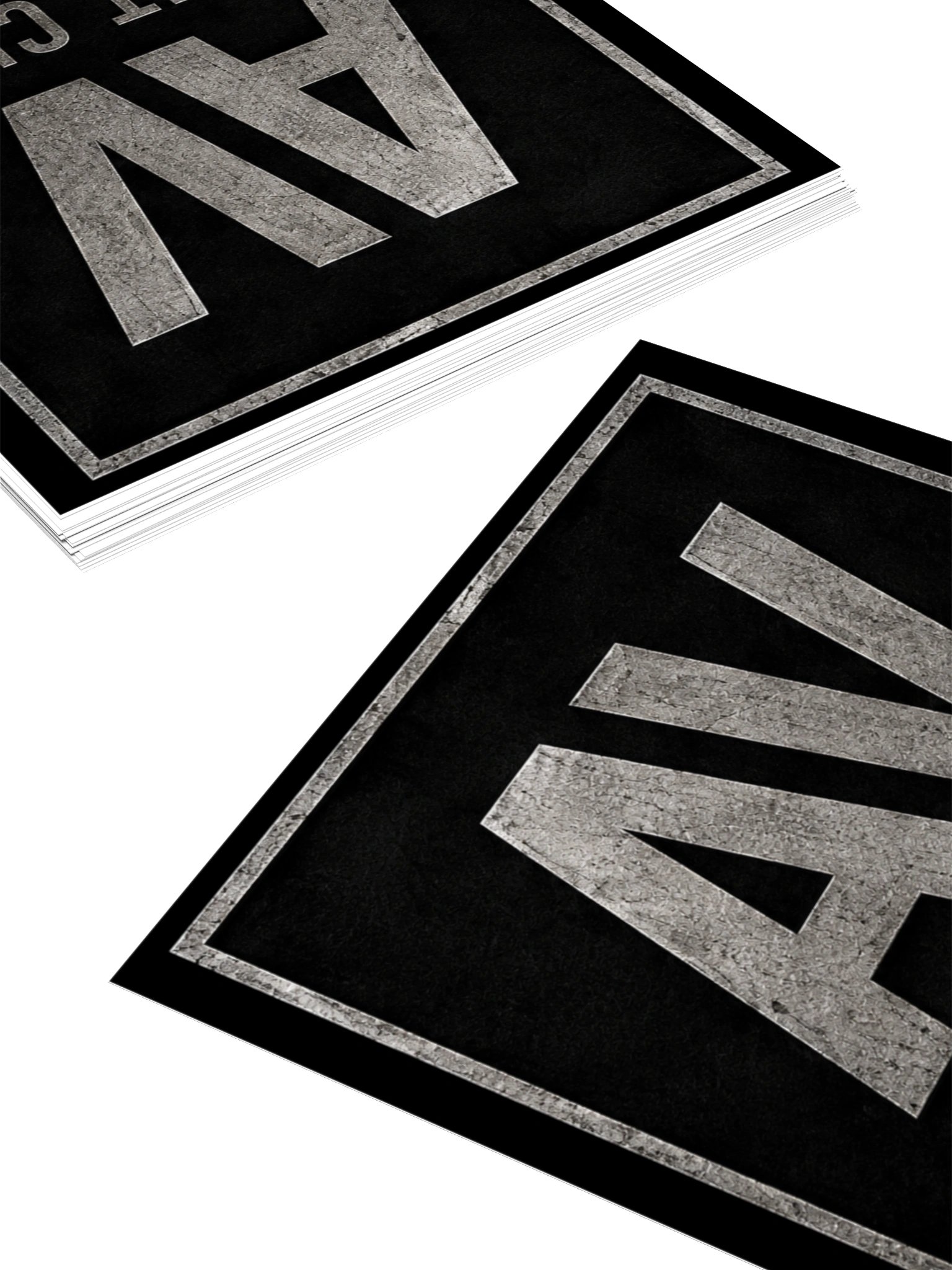 AV FIGHT CLUB LOGO STICKER (SQUARE) product image (11)