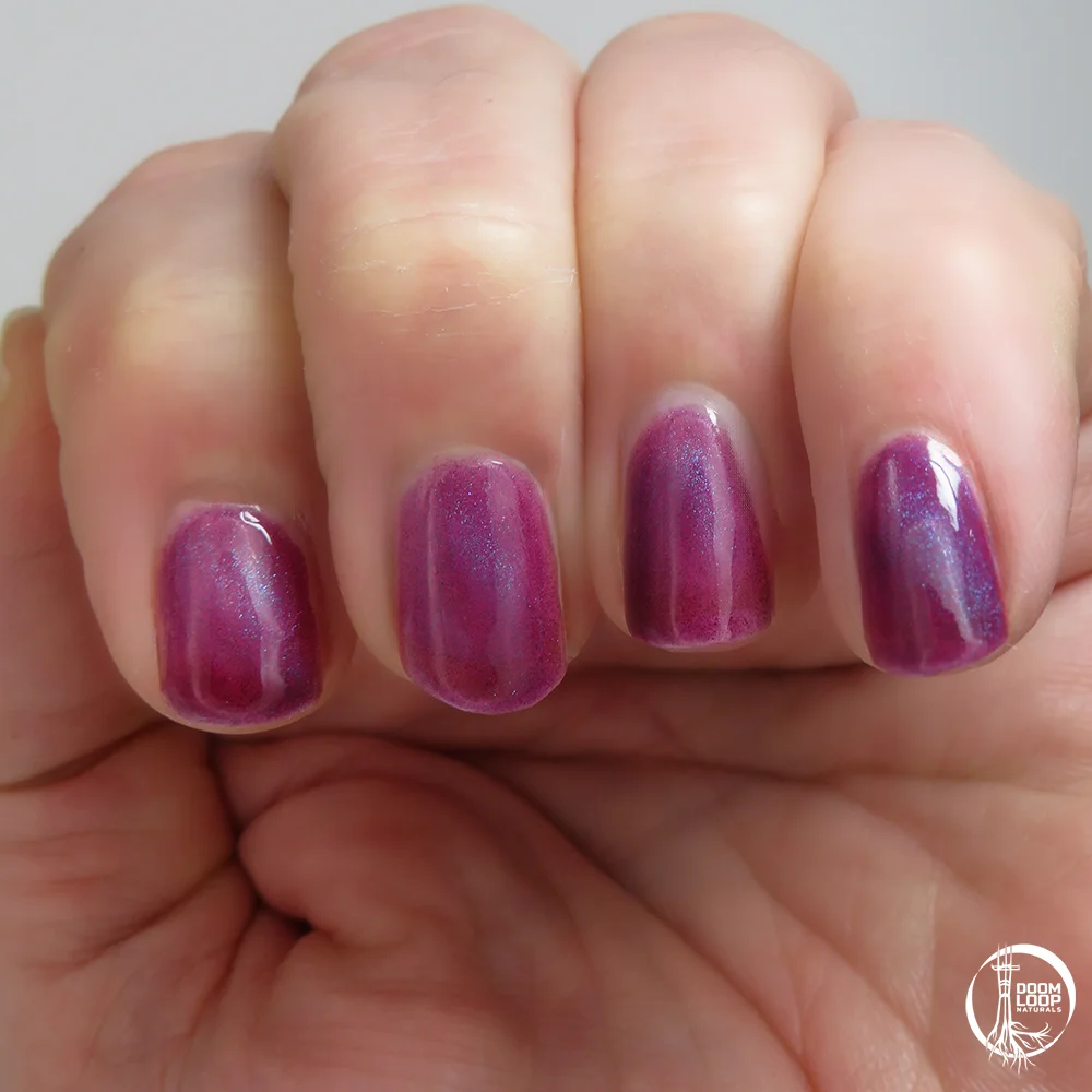 MORAL PANIC - Neon Purple Jelly Magnetic Shimmer Polish product image (3)