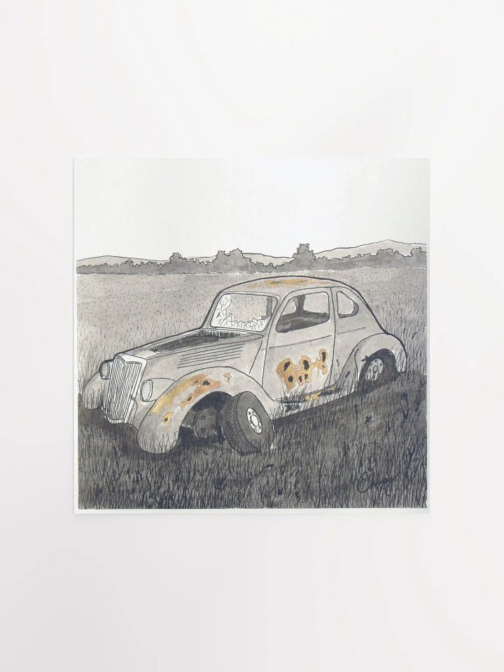 Abandoned Car Print product image (1)