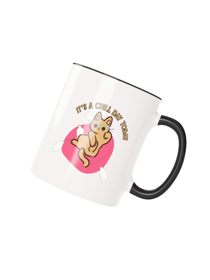 "It's A Chill Day" Ceramic Mug W/Color product image (2)