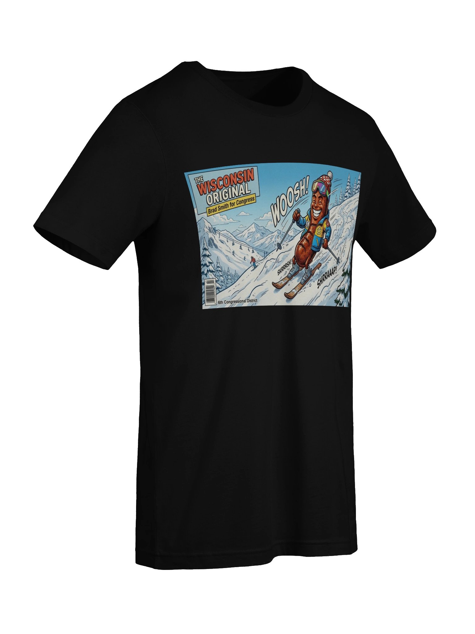 The Wisconsin Original Brat Ski Tee product image (9)