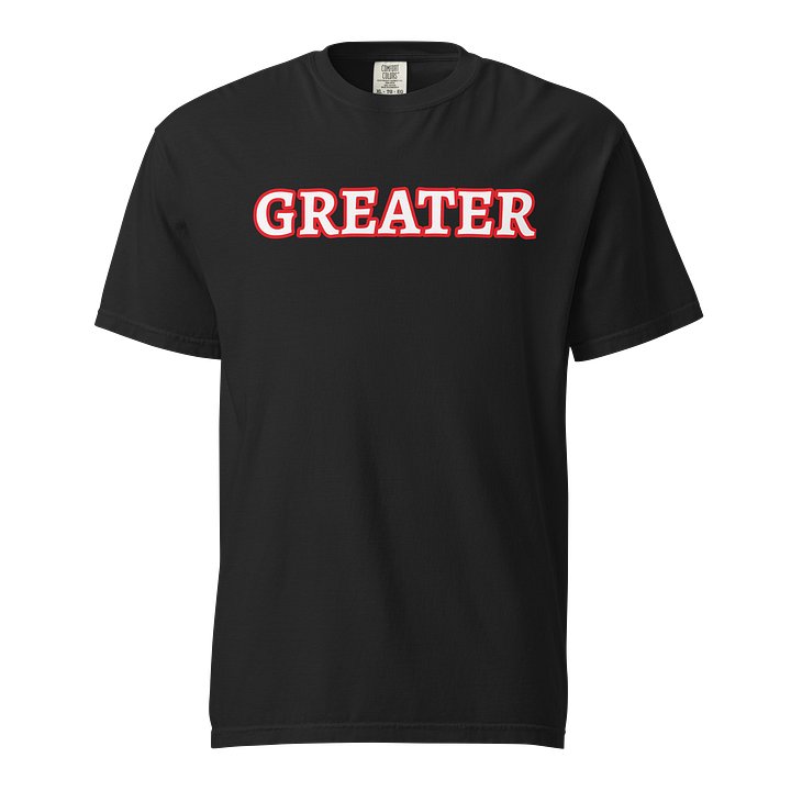 Greater Black short sleeve T-Shirt product image (1)