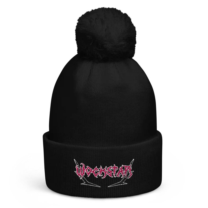 Metal Collection - Embroidered Pom-Pom Beanie product image (1)