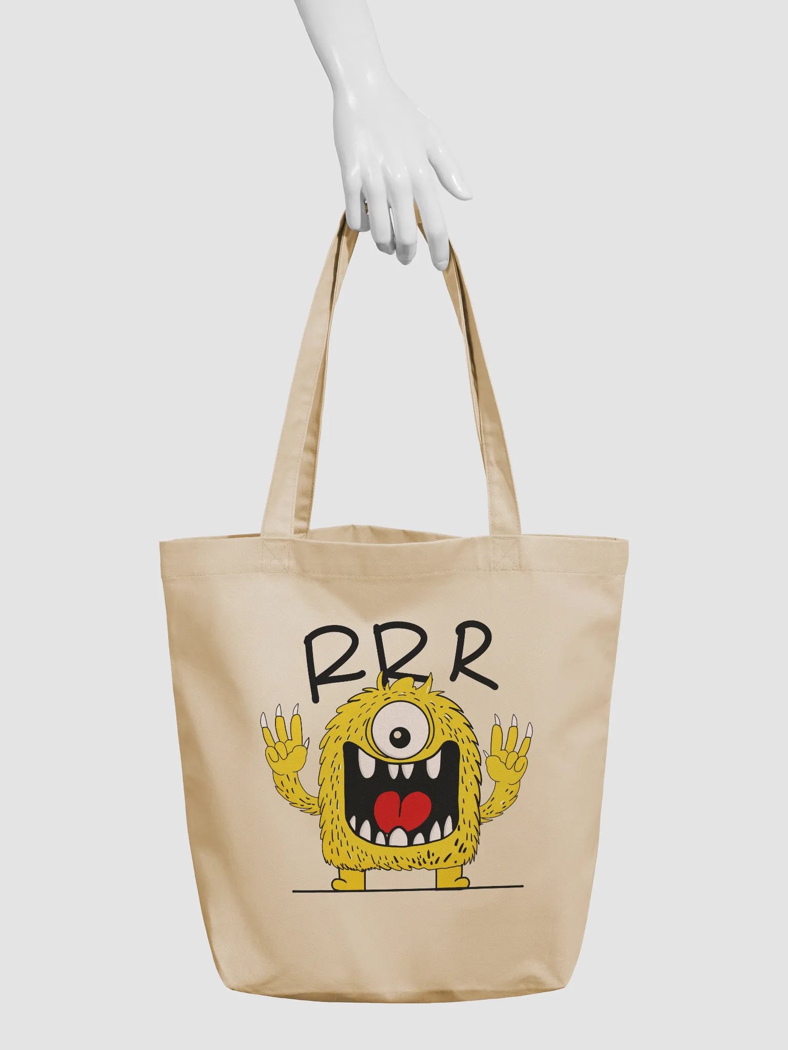 Monster with a Message Eco Tote product image (3)