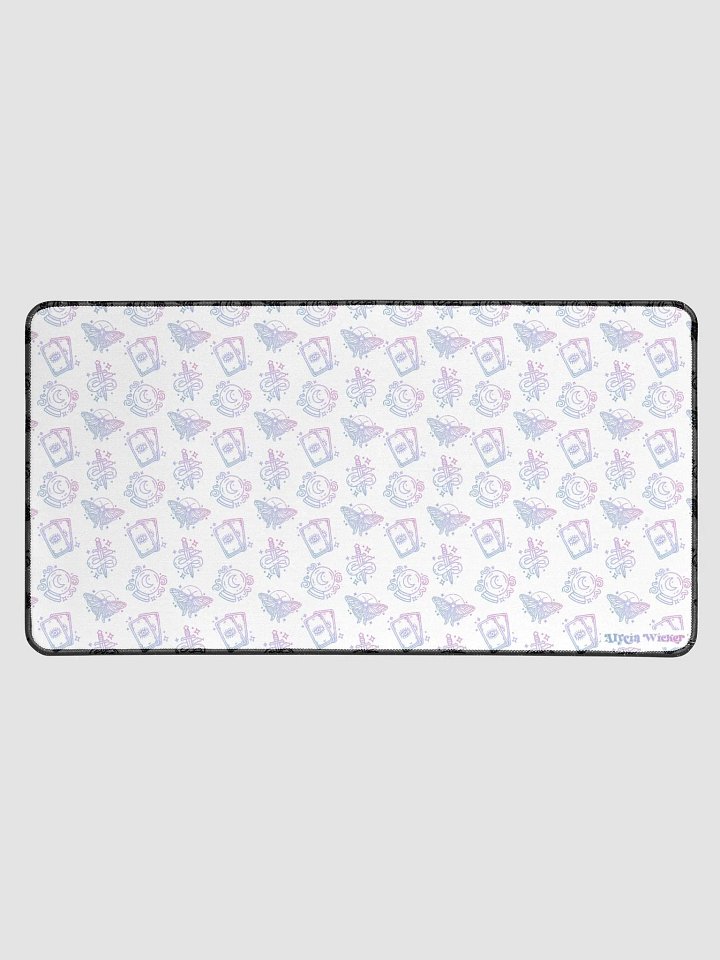 White Intuitive Tarot Reading Desk Mat for Focus & Clarity product image (2)
