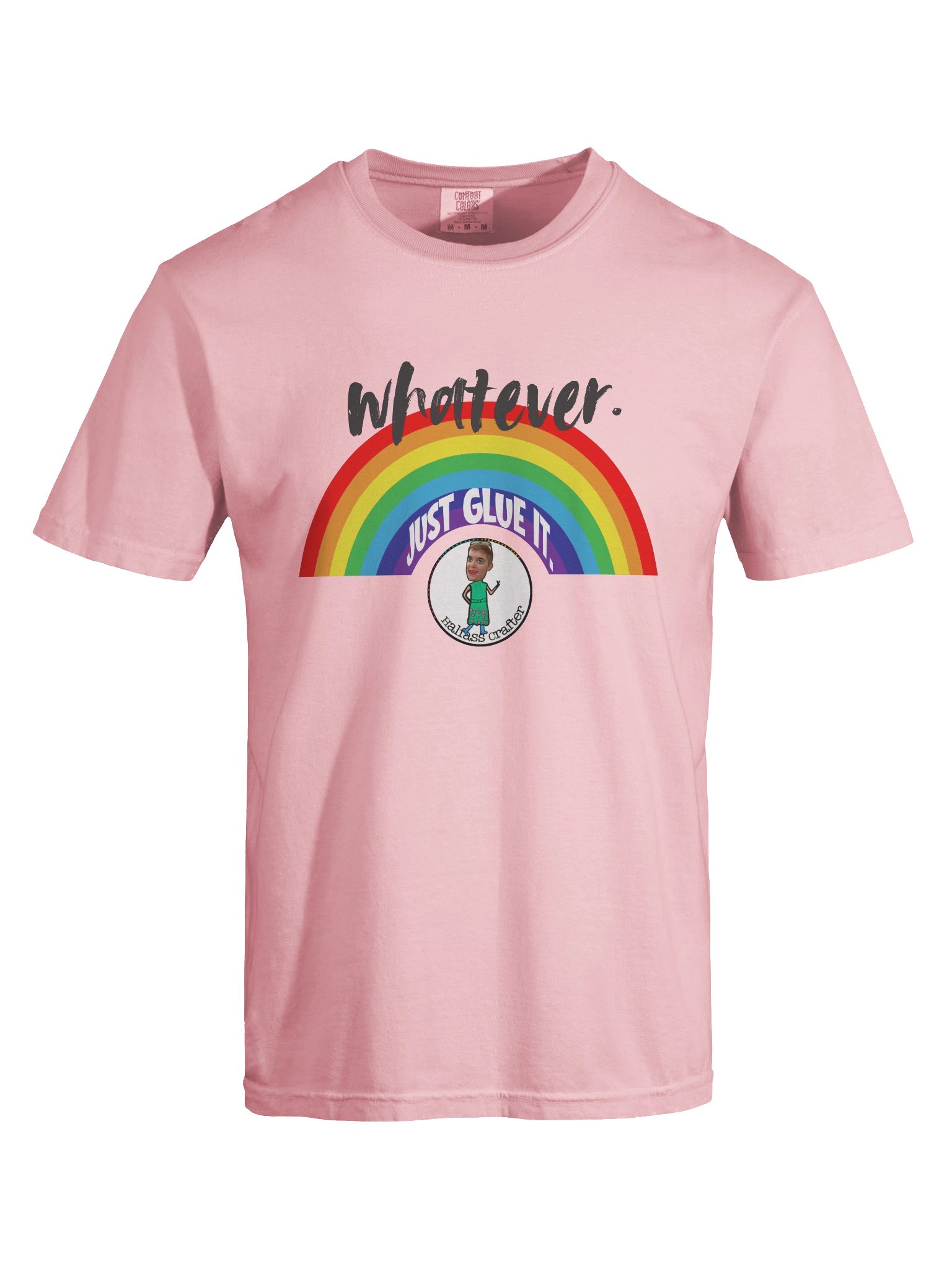 LIMITED EDITION! Whatever. Rainbow. Light Shirt product image (7)