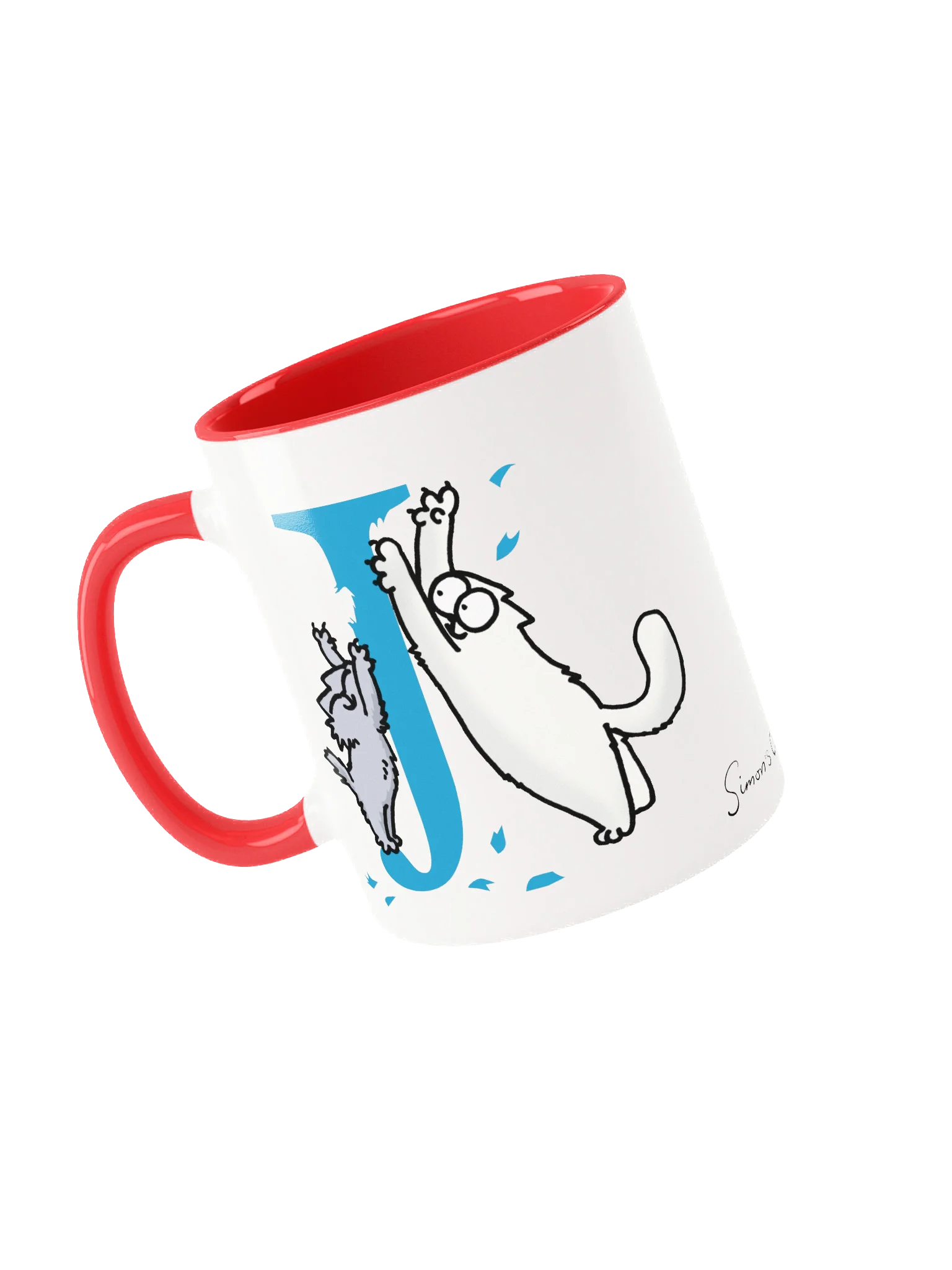 Cat Monogram Mug - J product image (3)