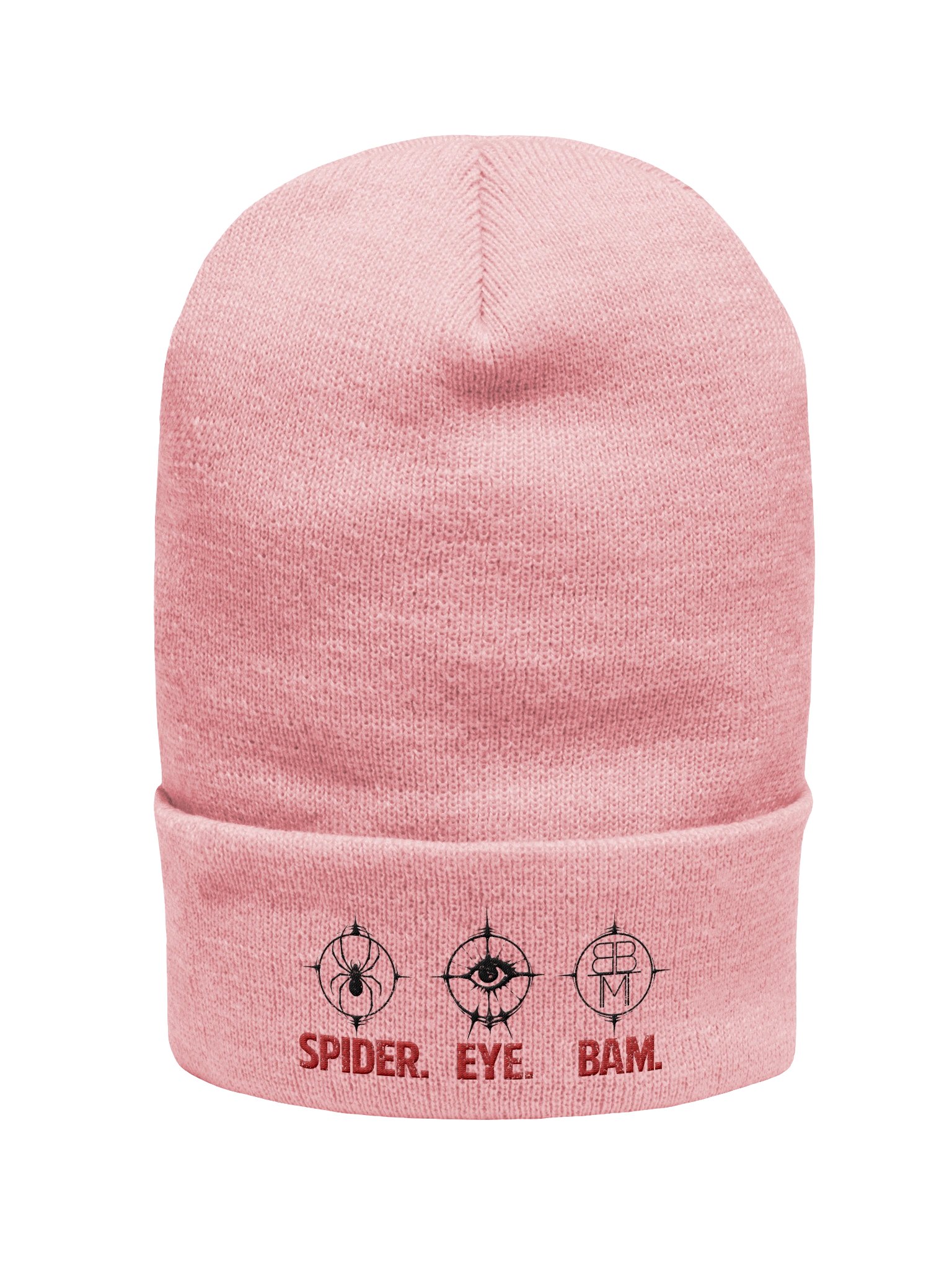 "SPIDER. EYE. BAM." Cuffed Beanie product image (1)