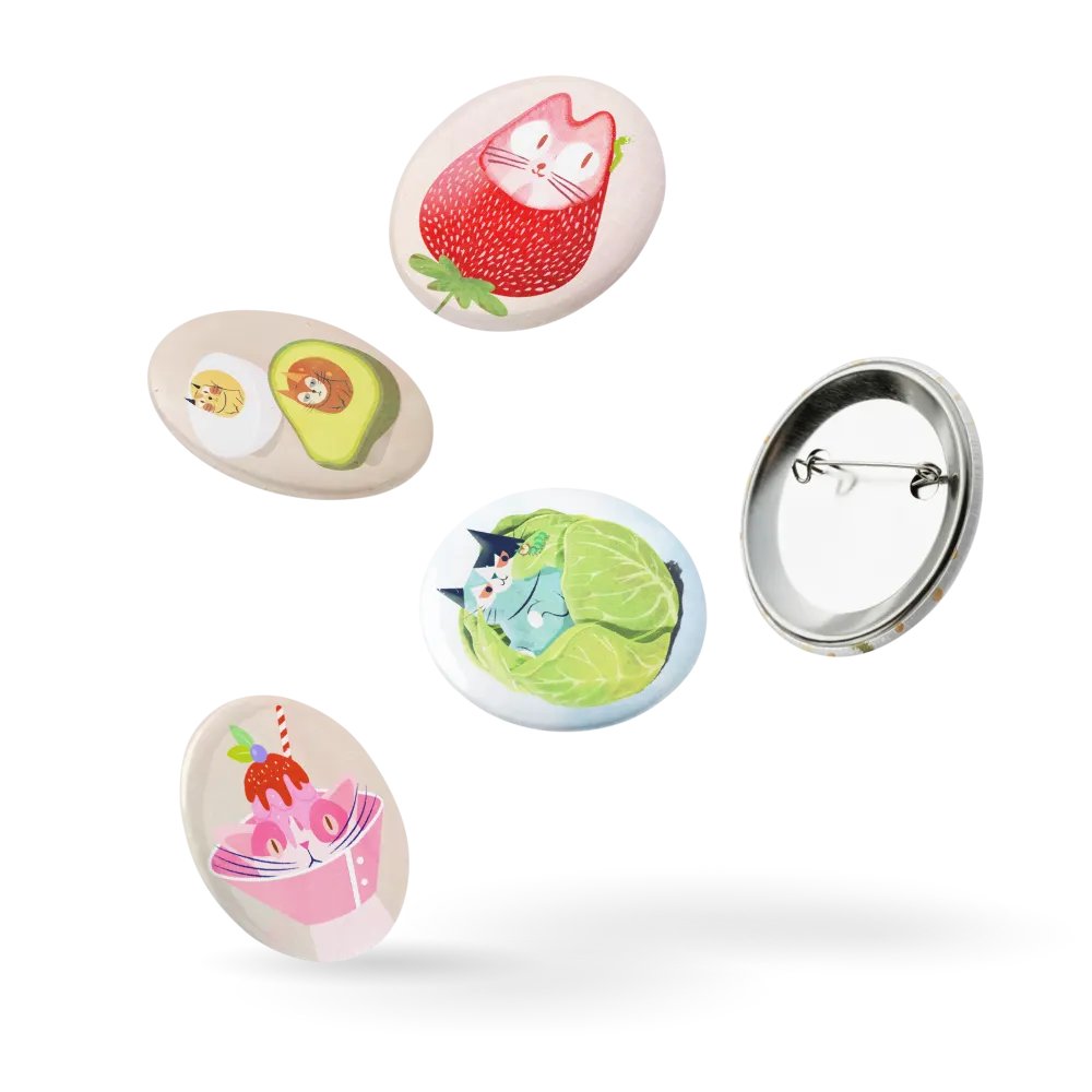 Pin Buttons Collection 1 (5 pcs) product image (4)
