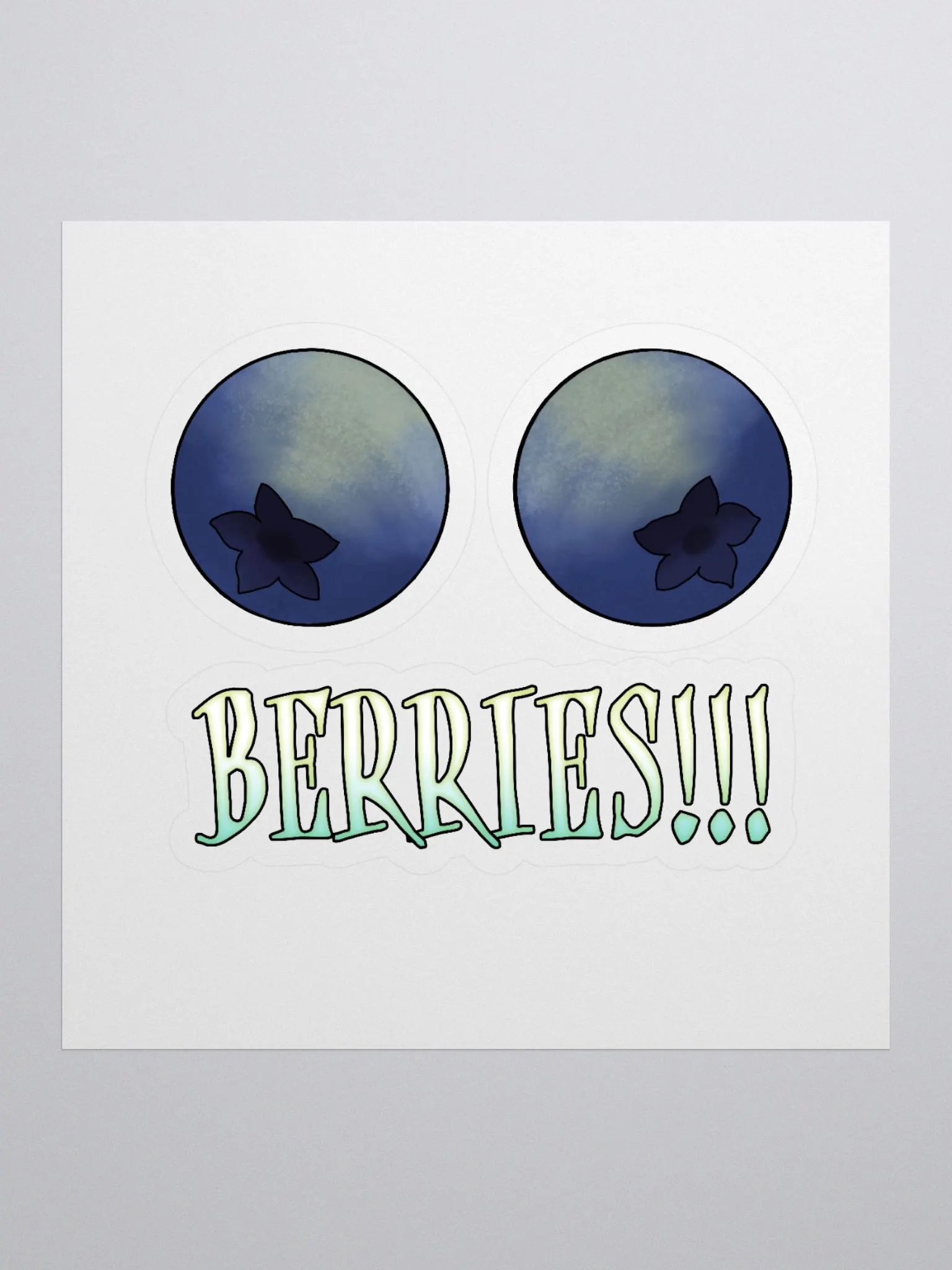 Berries!!! Sticker product image (1)