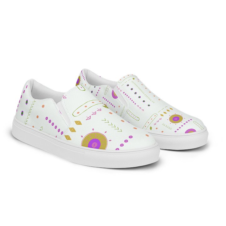 Whimsical Asymmetrical Men's Slip-On Shoes product image (2)