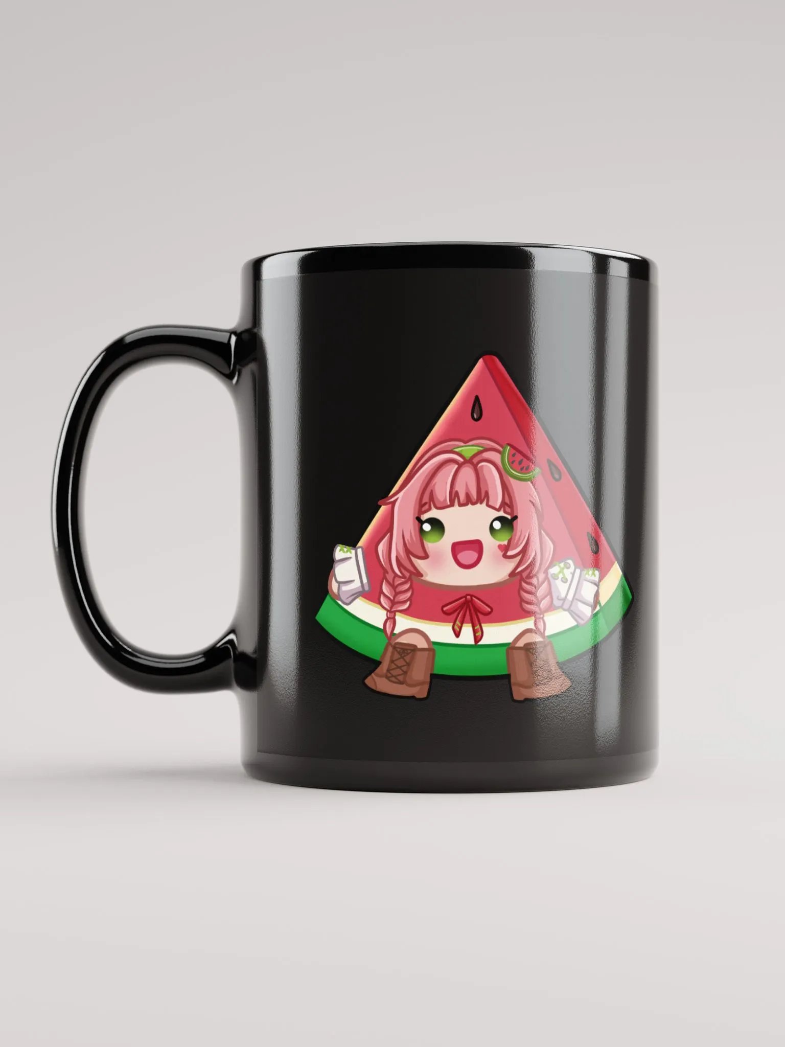 Melon Mart Glossy Black Mug product image (6)