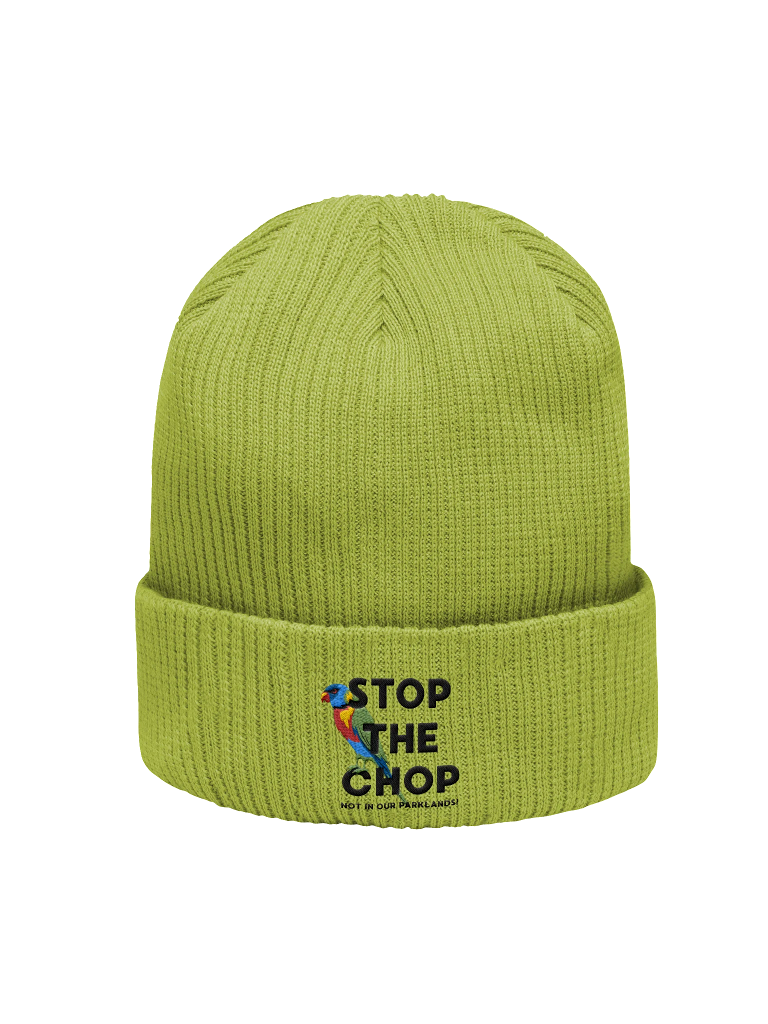 STOP THE CHOP | Rainbow Lorikeet | Organic Beanie product image (1)