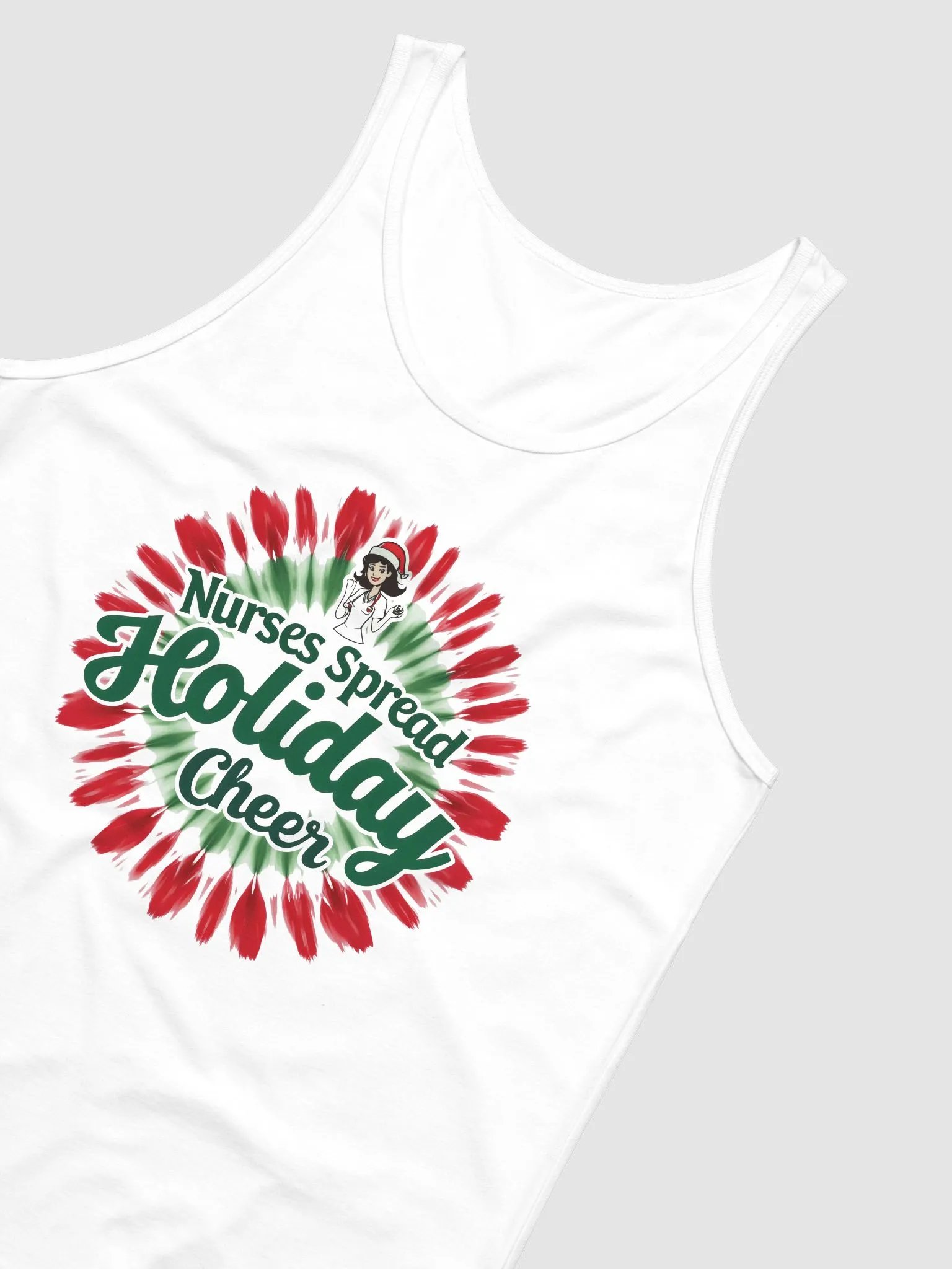 Cheerful Holiday Nurse Tank product image (12)