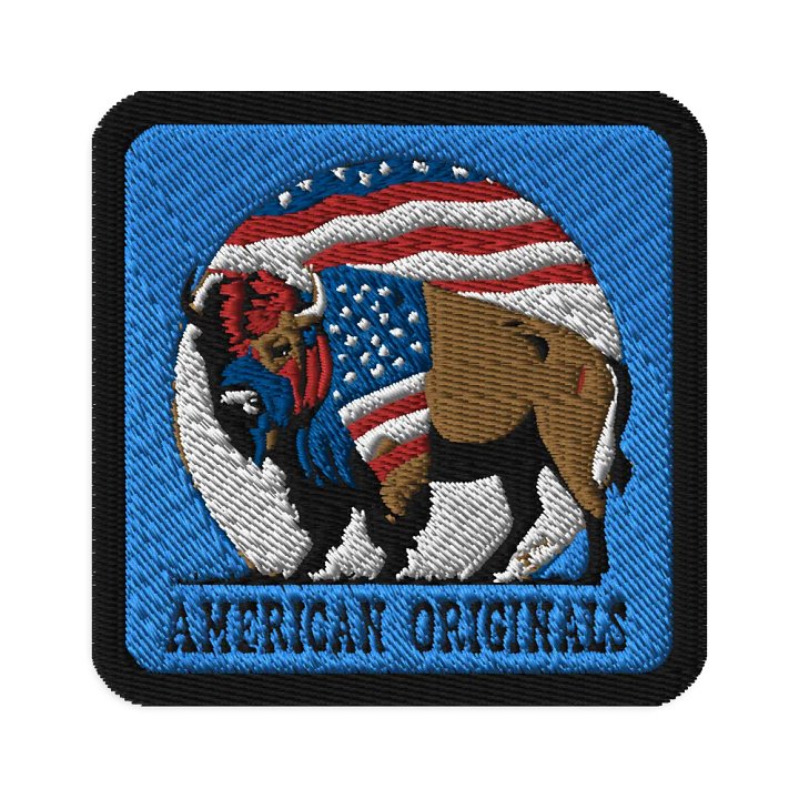 American Originals Bison Embroidery Patch product image (1)