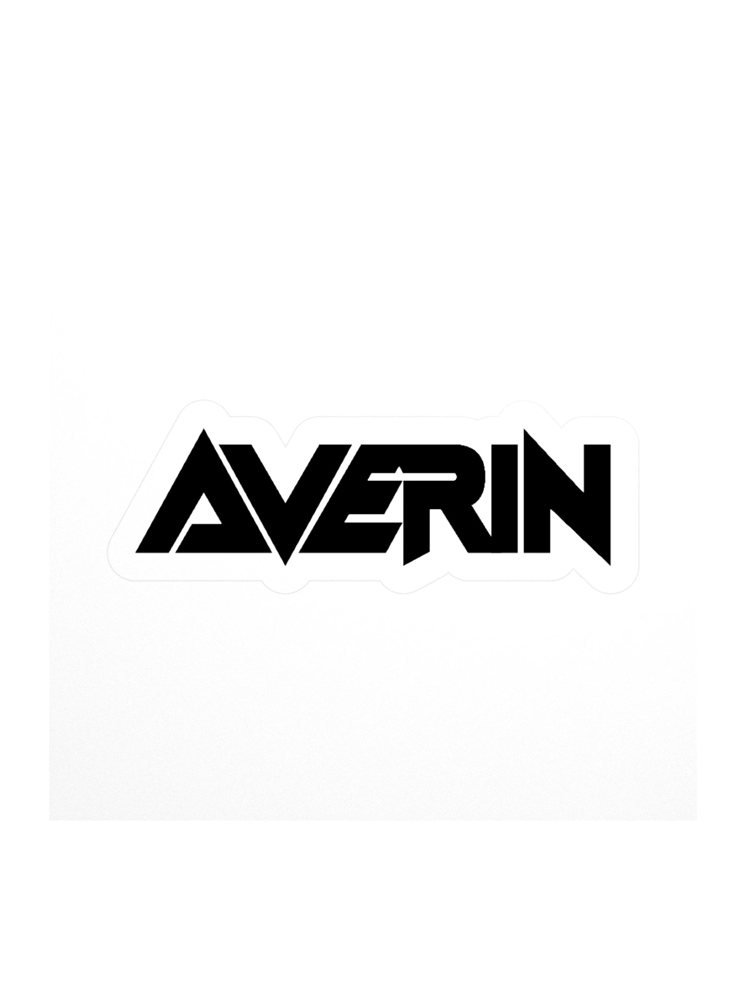 Averin Text Logo Sticker product image (1)