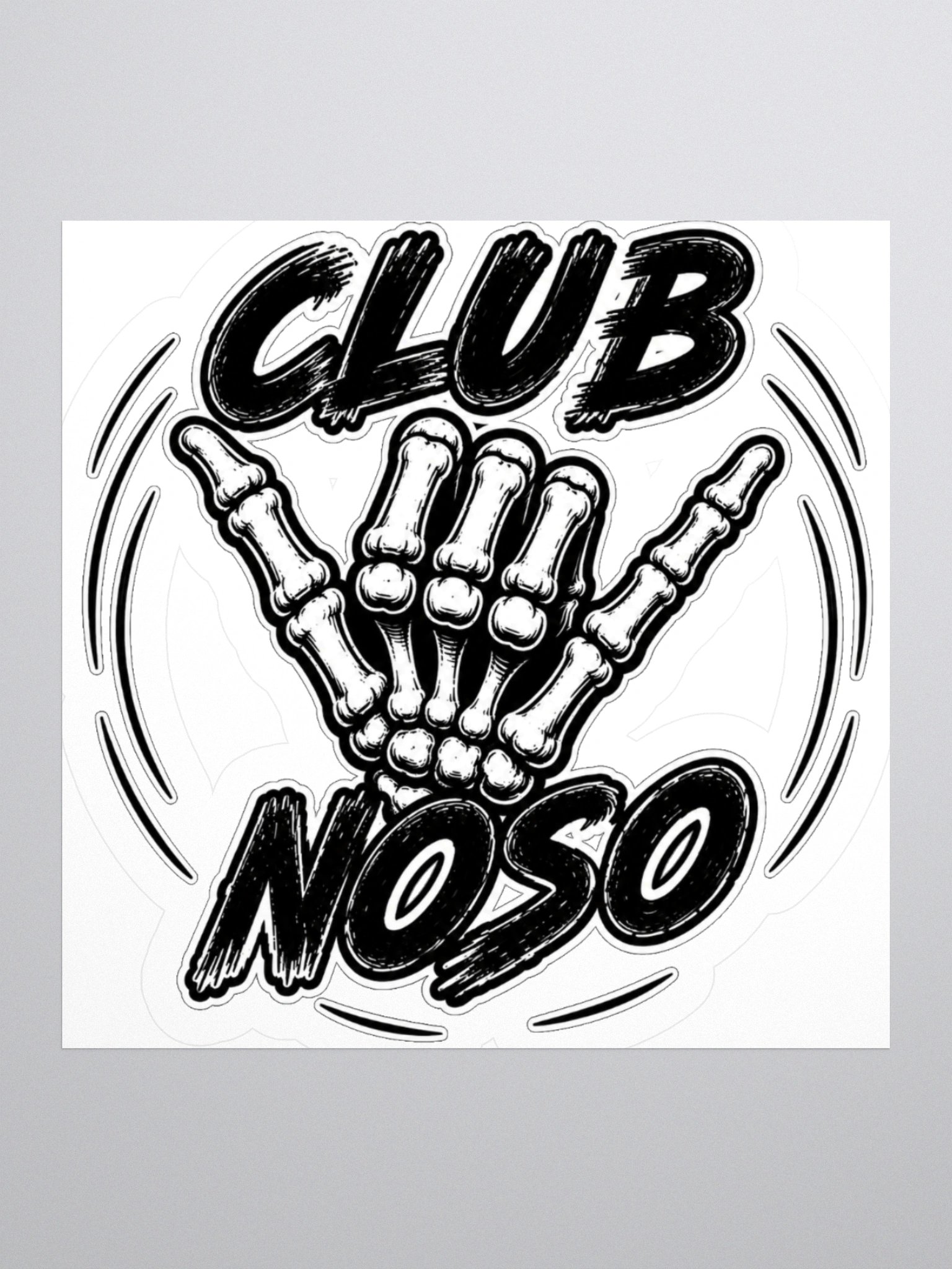 Club Noso Shaka Hand Sticker product image (1)