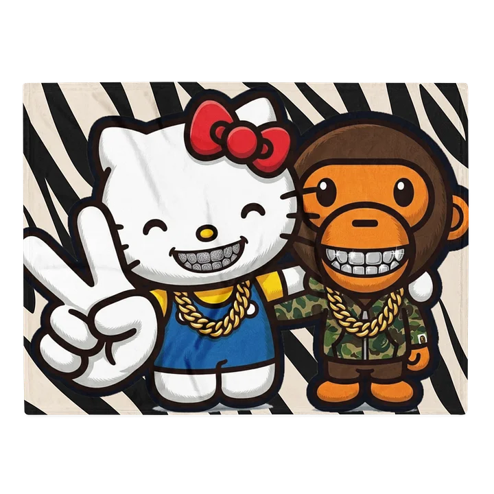 Bling Bling Duo Plush Throw Blanket product image (1)