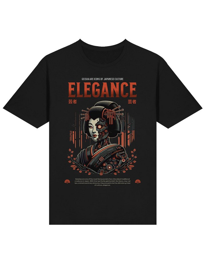 Geisha Elegance Cyber Icon T-Shirt - Gildan Softstyle product image (2)