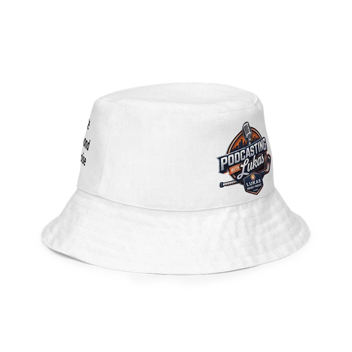 podcasting with Lukas bucket hat product image (2)