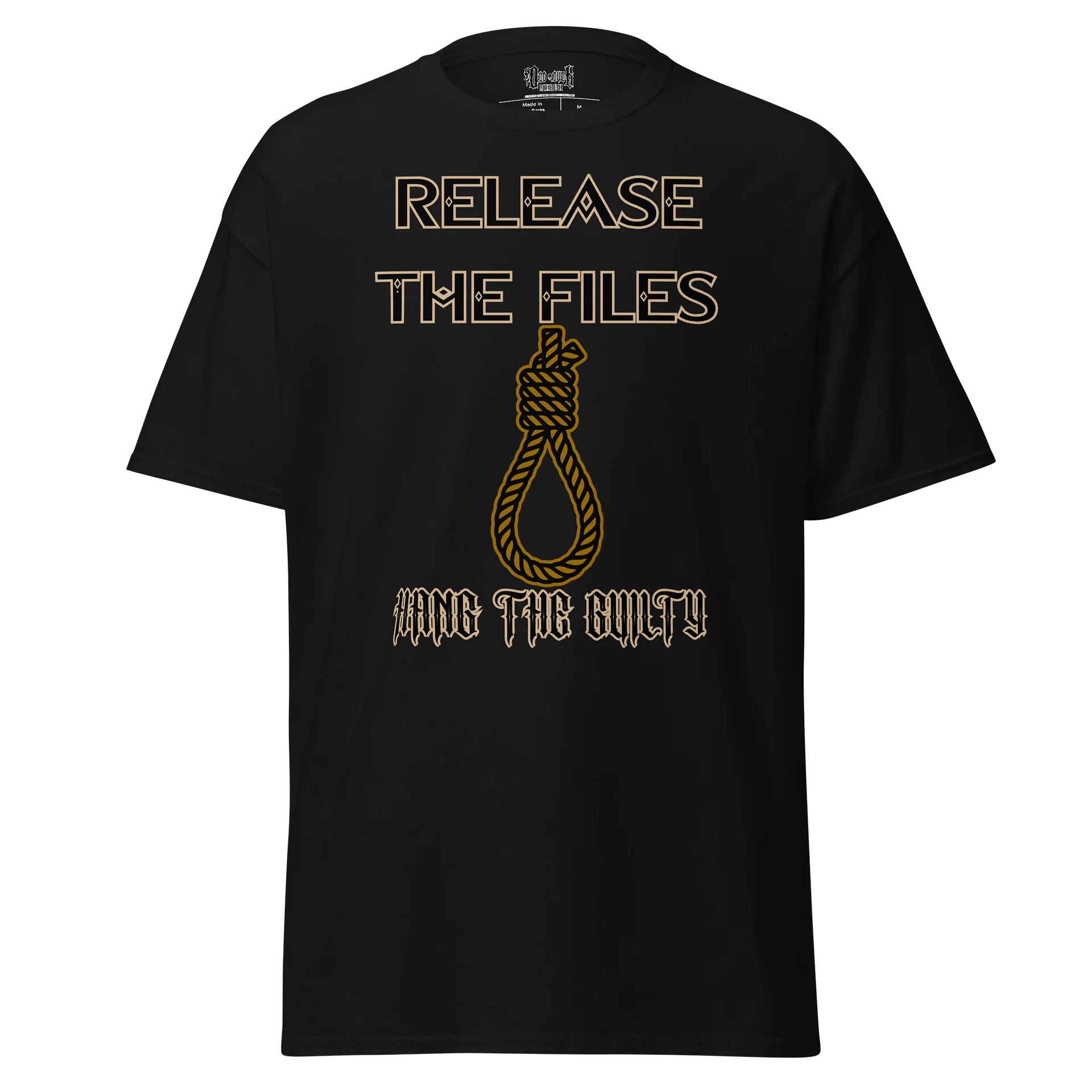 Release the Files Hang the Guilty Shirt product image (2)