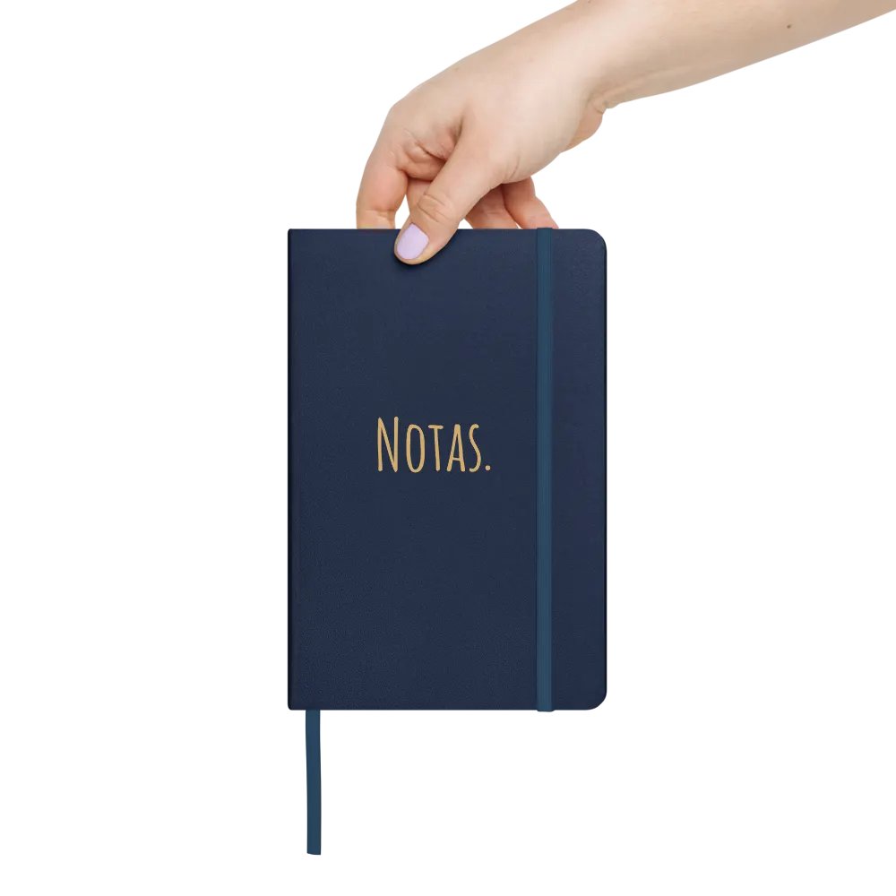 'Notas' Hardcover Bound Notebook product image (36)