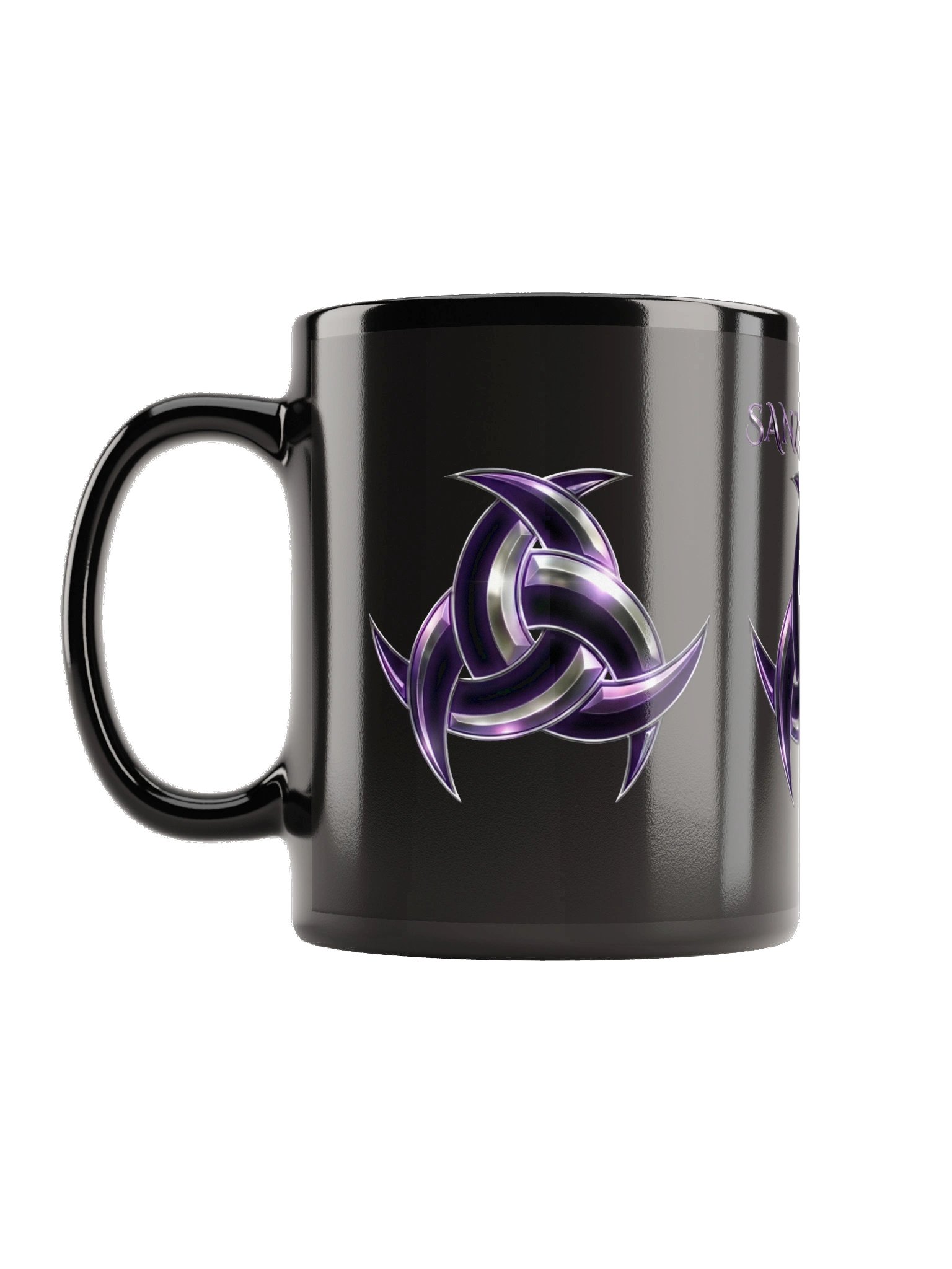 Sanzensekai Branded Coffee Mug - blk product image (1)