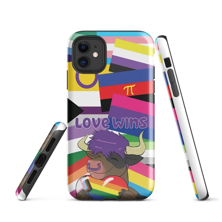 "Love Wins (Pride Flags Edition)" iPhone Cases product image (1)