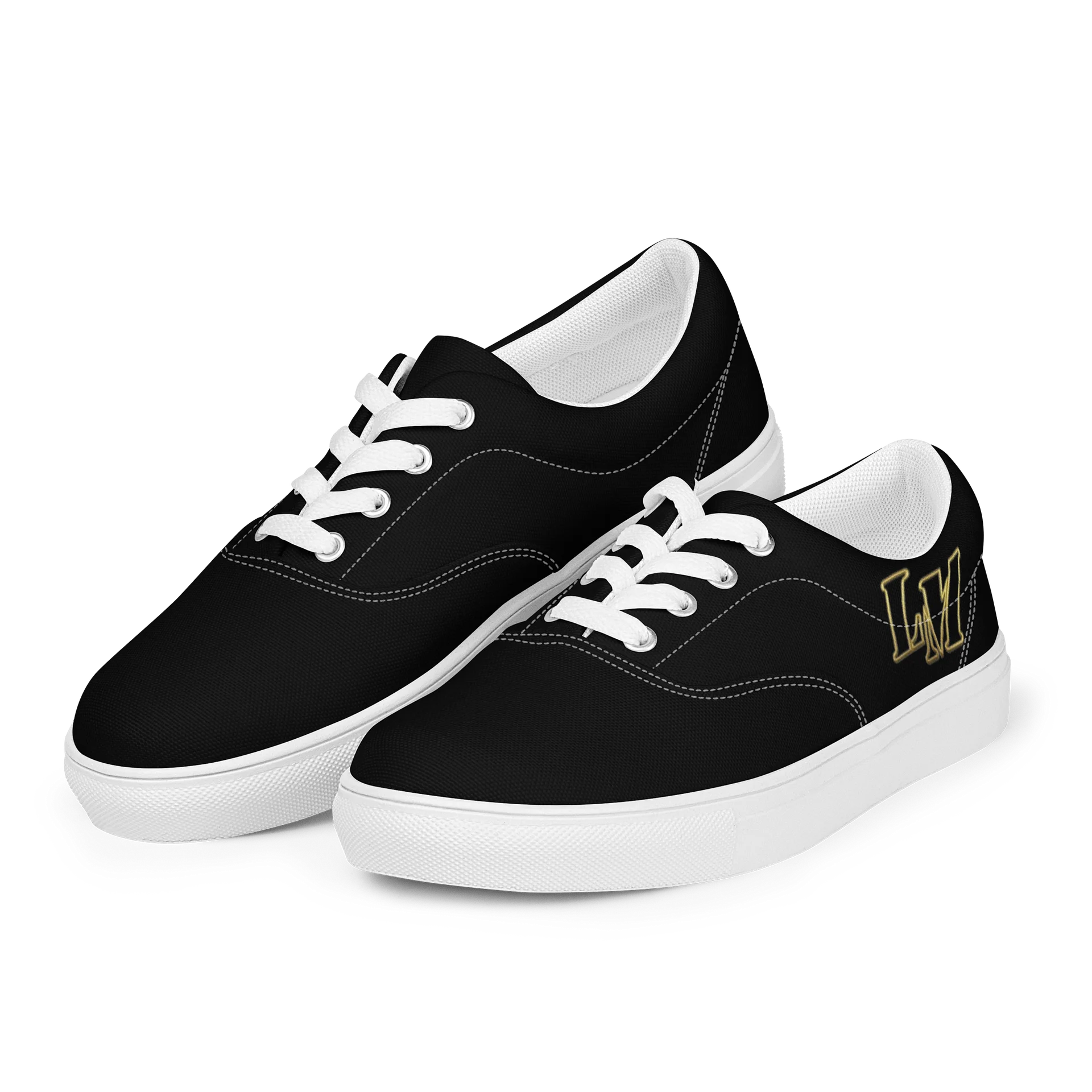 LM Origin™ Phantom Black Sneakers | Women's Canvas Shoes product image (5)