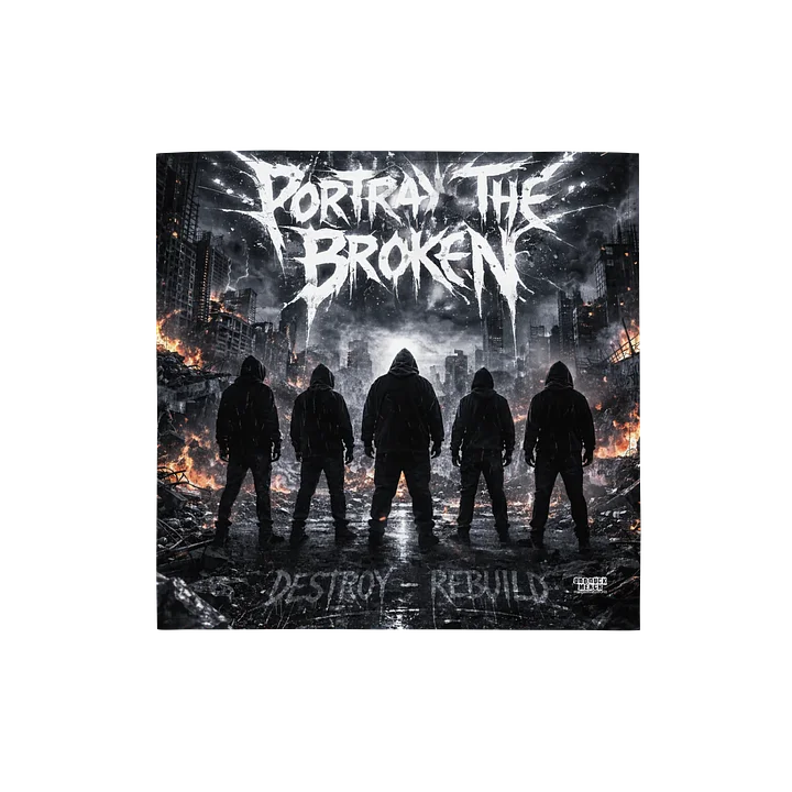 Portray the Broken Destroy Rebuild Bandana product image (1)