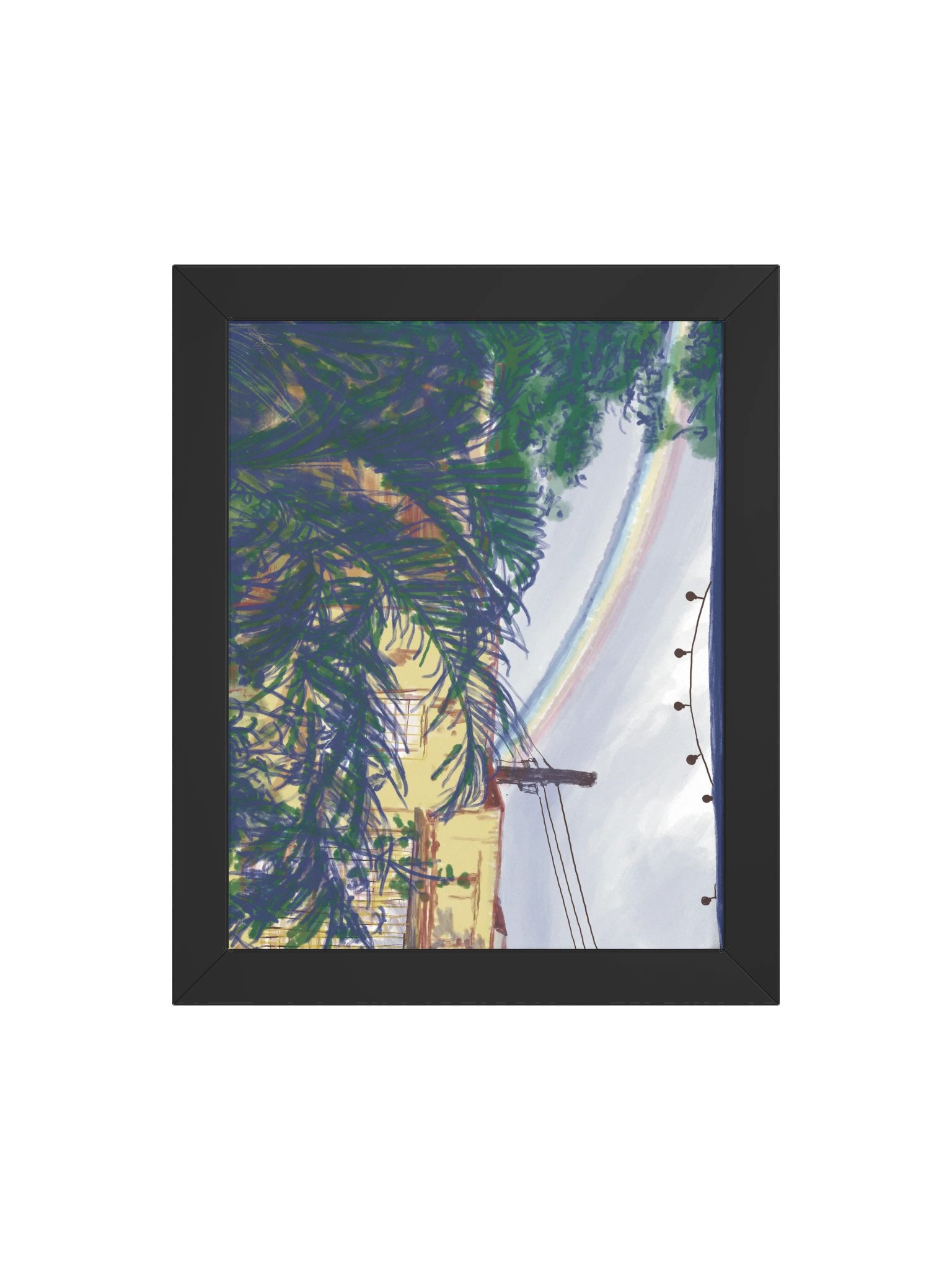 Rainbow in Toa Alta — Framed Art Print product image (8)