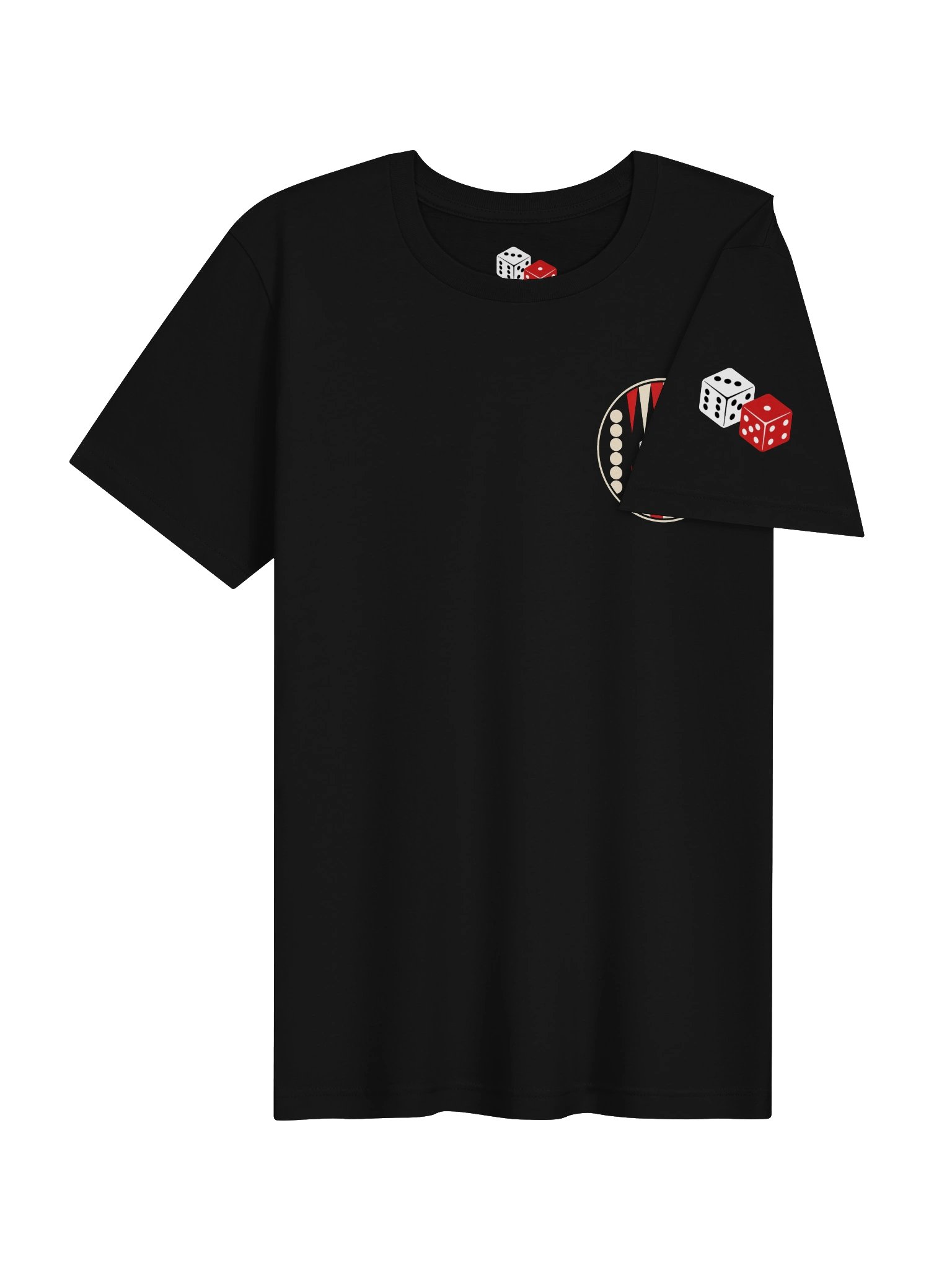 Dice Circle Graphic Tee Black product image (4)