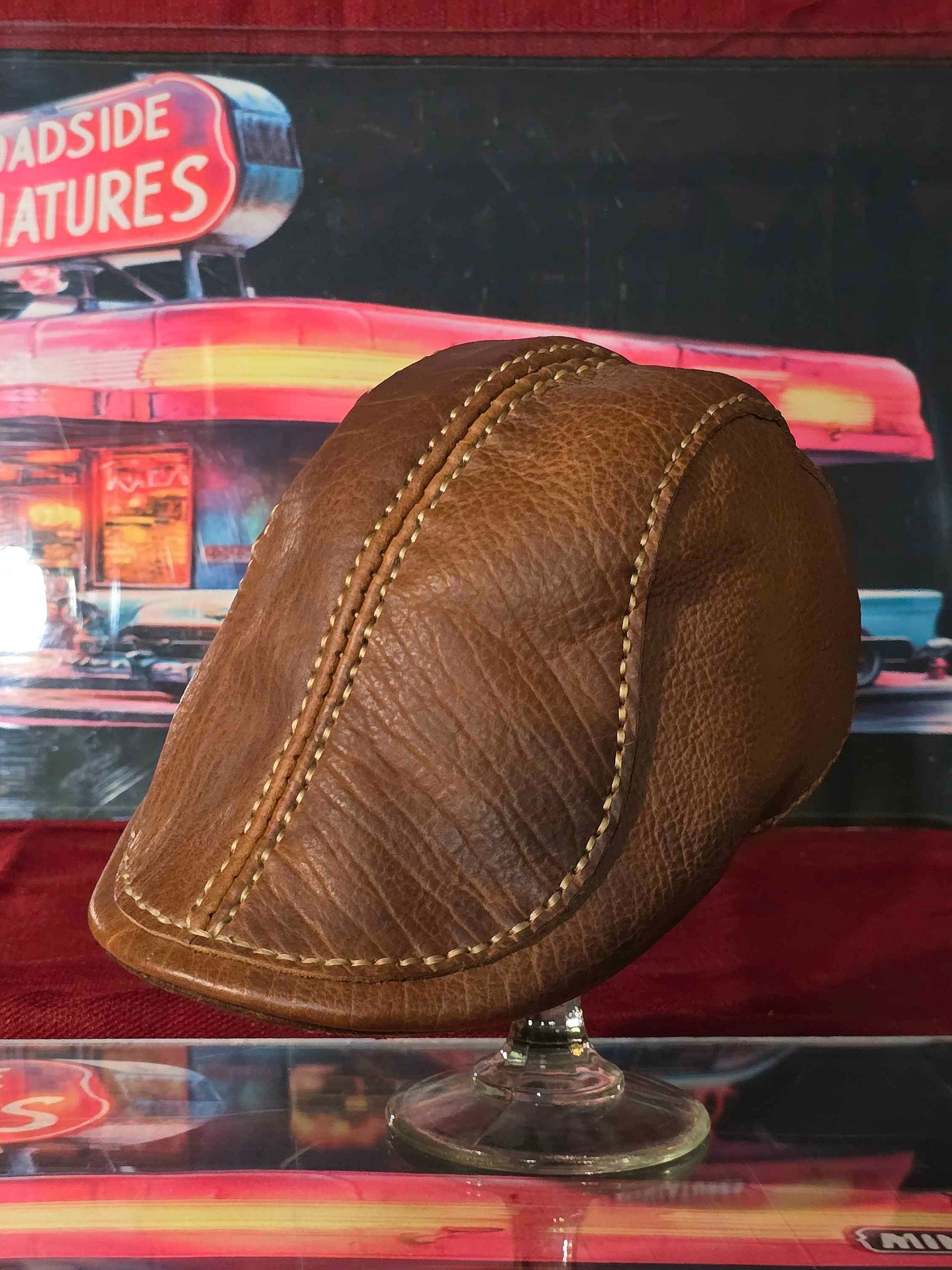 Northman’s Leather Flat Cap product image (1)