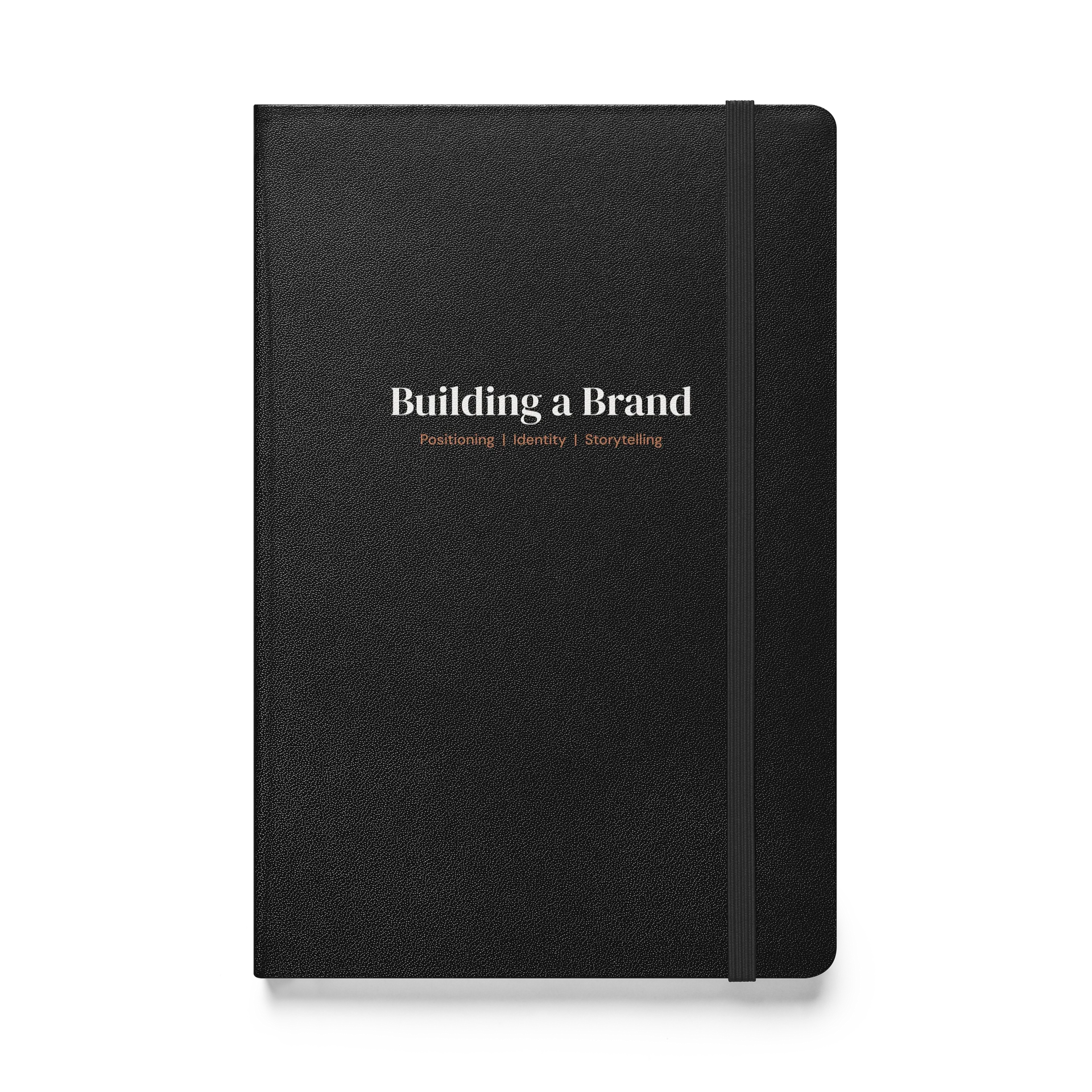 Black hardcover notebook product image (1)