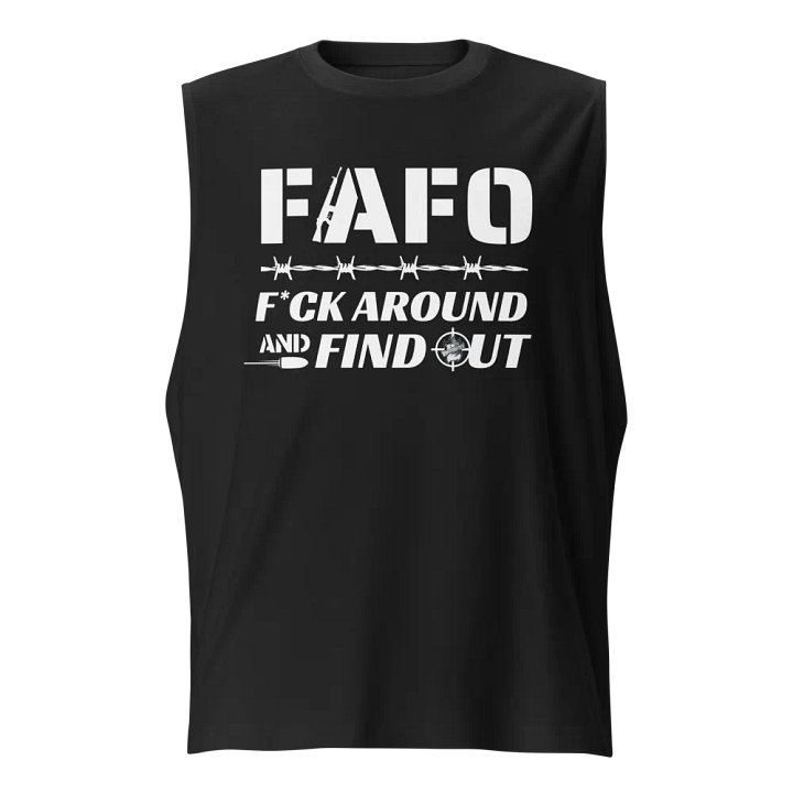 F.A.F.O Unisex Muscle Shirt product image (2)