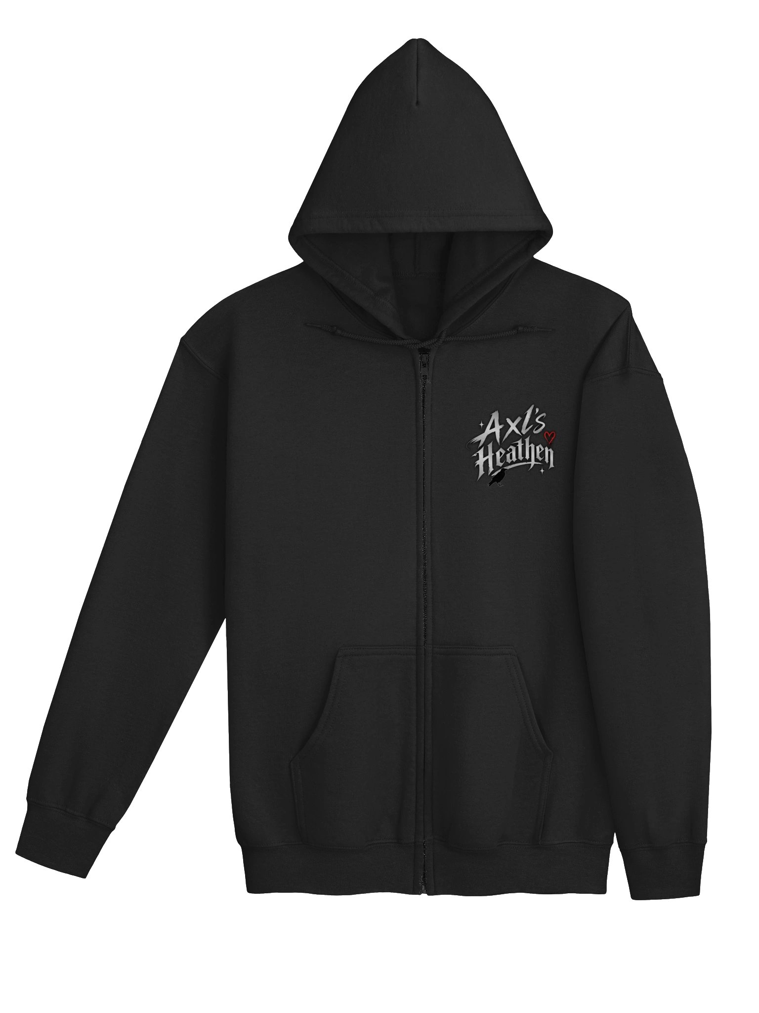 Axl's Little Heathen Zip-Up Hoodie product image (4)