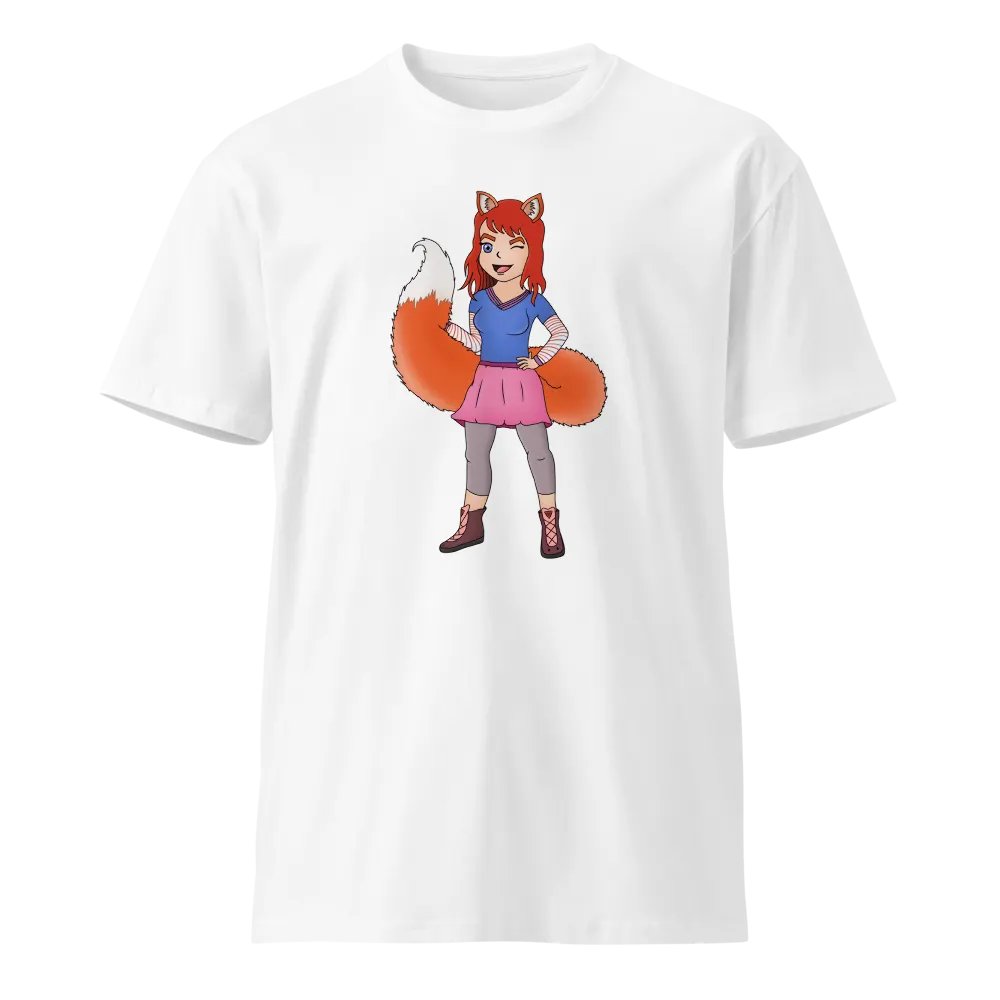 Fox Girl Illustration - Unisex T-Shirt product image (1)