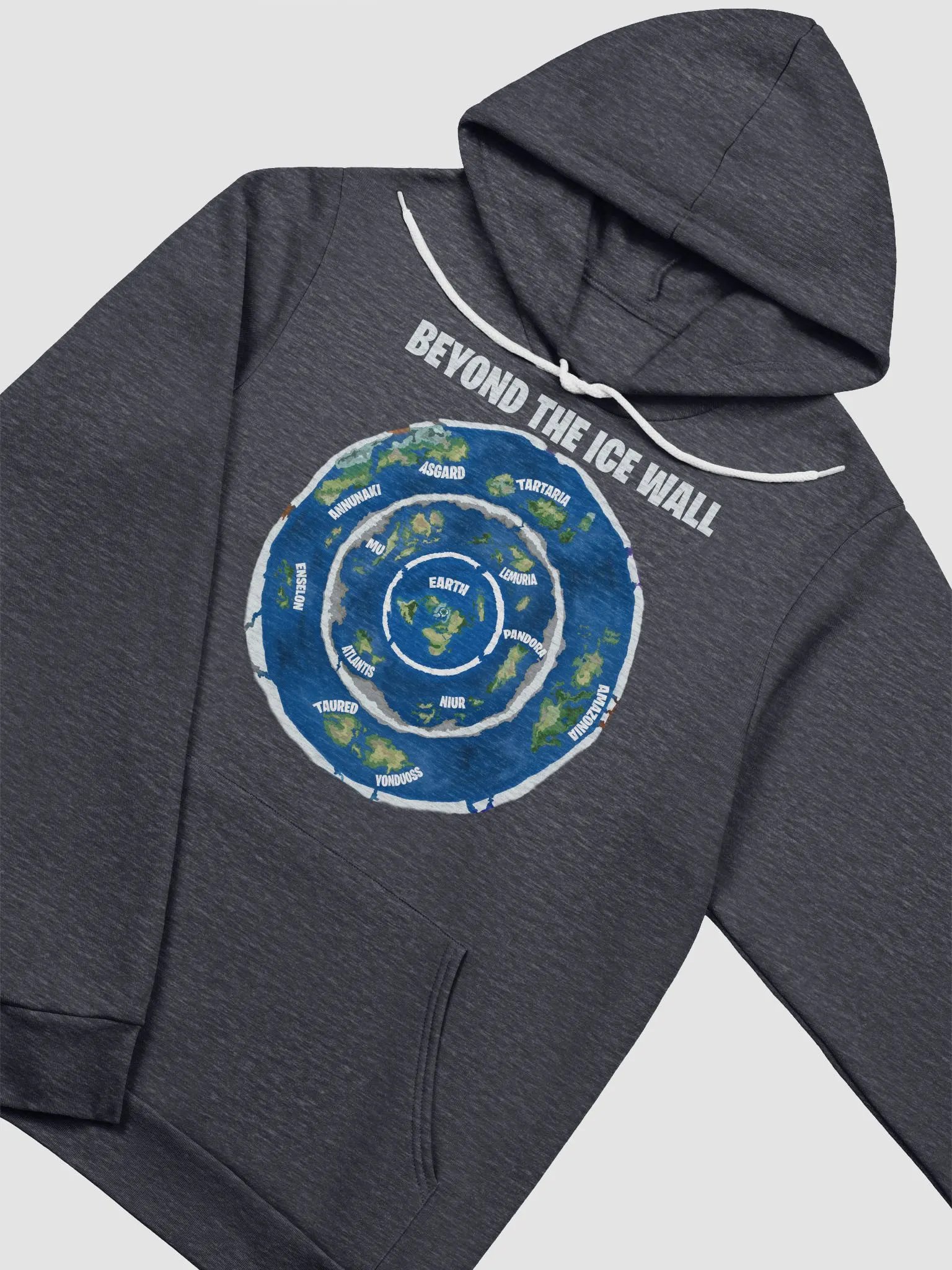 Premium Supersoft Hoodie Beyond The Ice Wall Map product image (30)