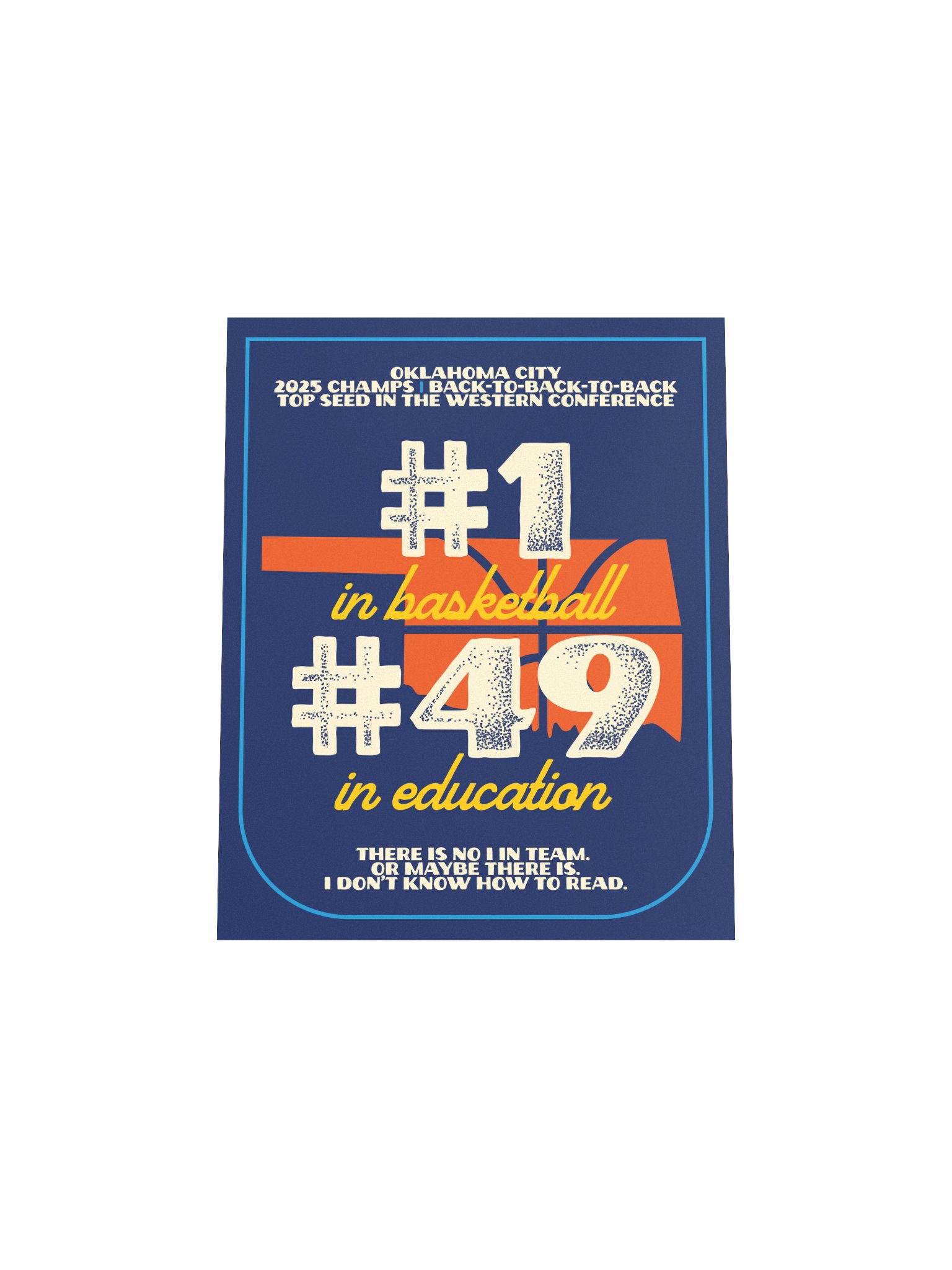 Oklahoma State Rankings Art Print product image (8)