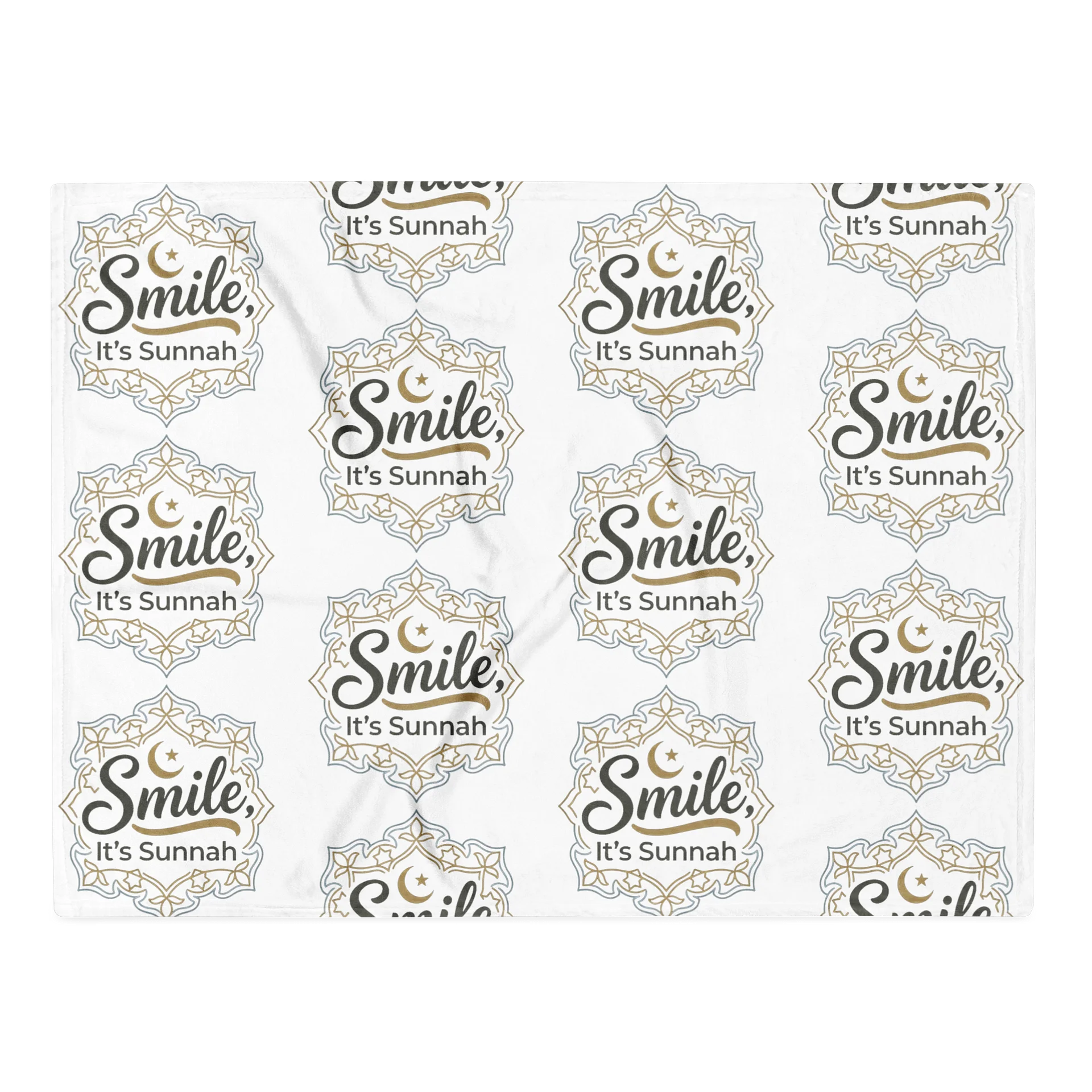 Smile it's Sunnah - Throw Blanket - 3 Sizes product image (1)
