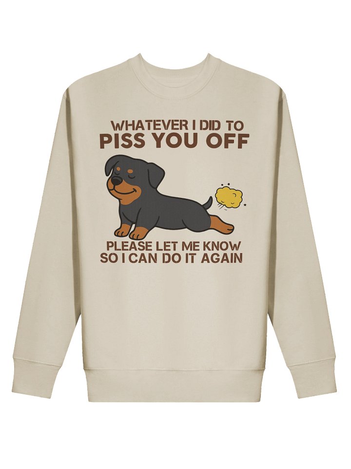 Stubborn Rottweiler Sweatshirt product image (2)